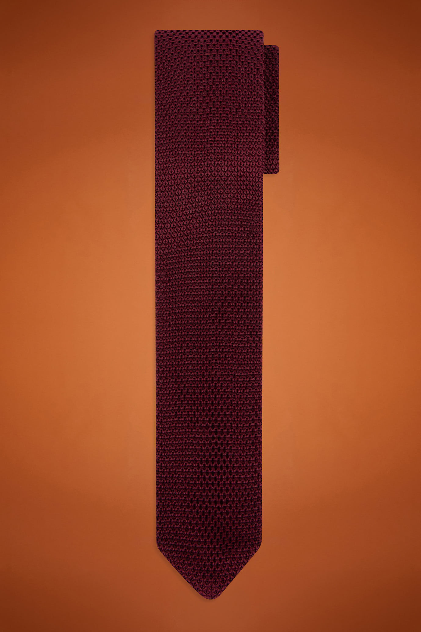 Cravatta uomo in maglia tinta unita image number 0