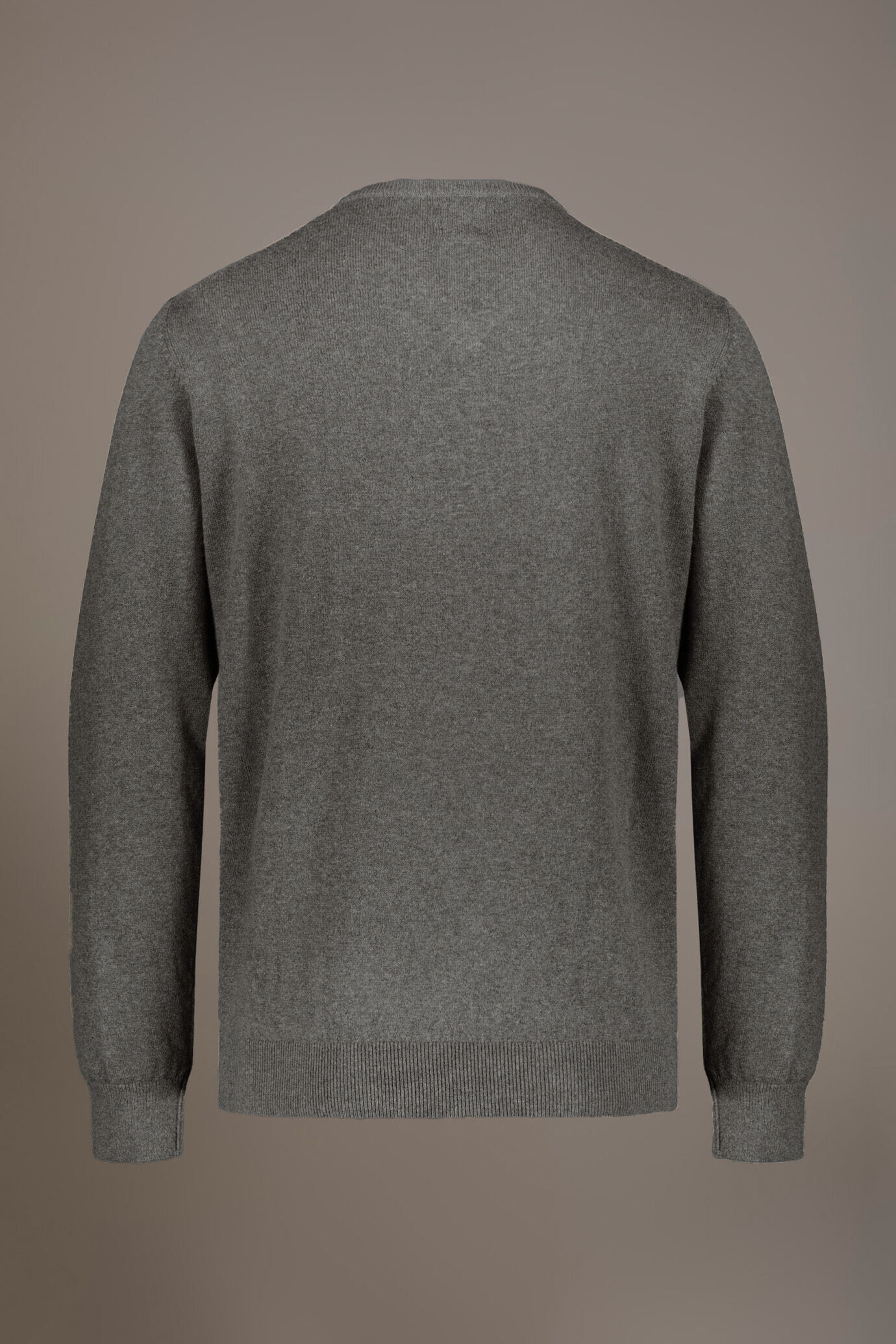 Maglia uomo scollo a V lana e cotone image number 1