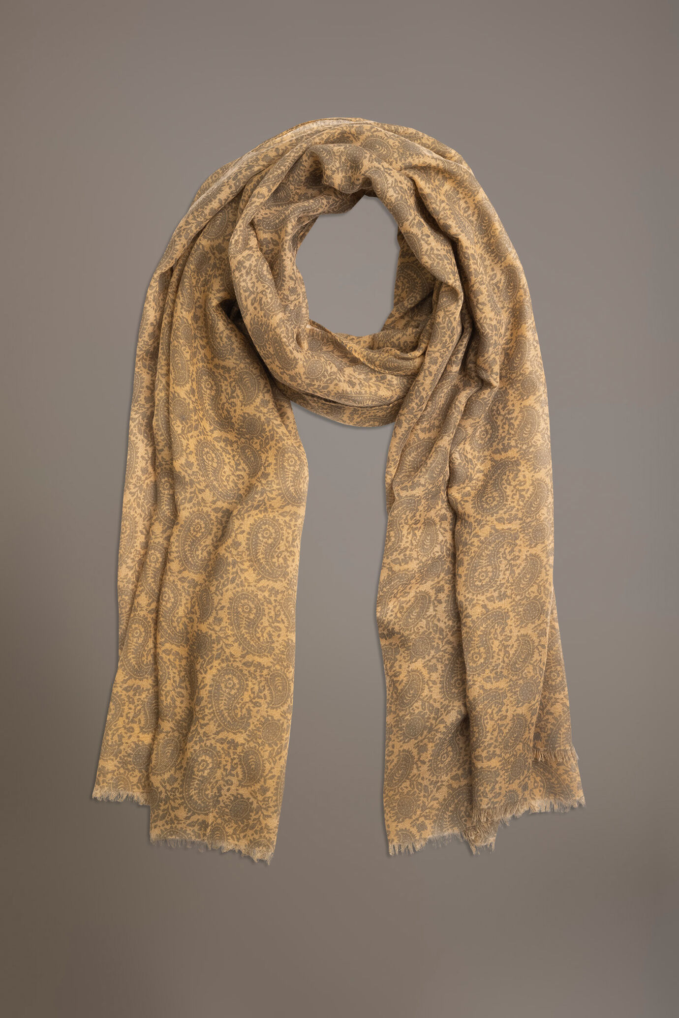 Sciarpa fantasia uomo misto cotone image number 0