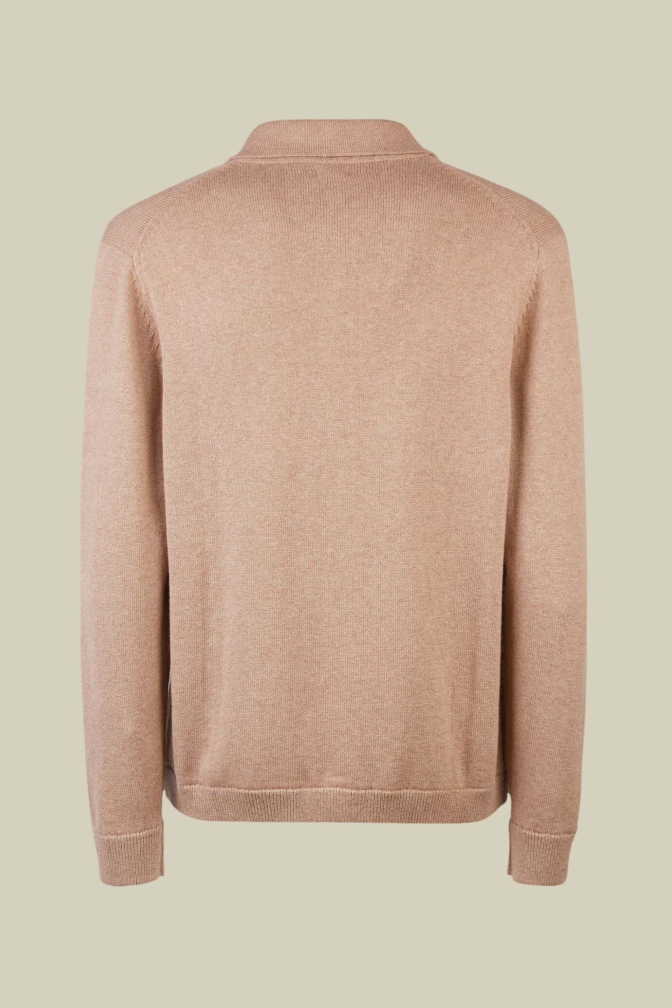 Herren-Poloshirt aus Wolle und Baumwolle in normaler Passform image number 5