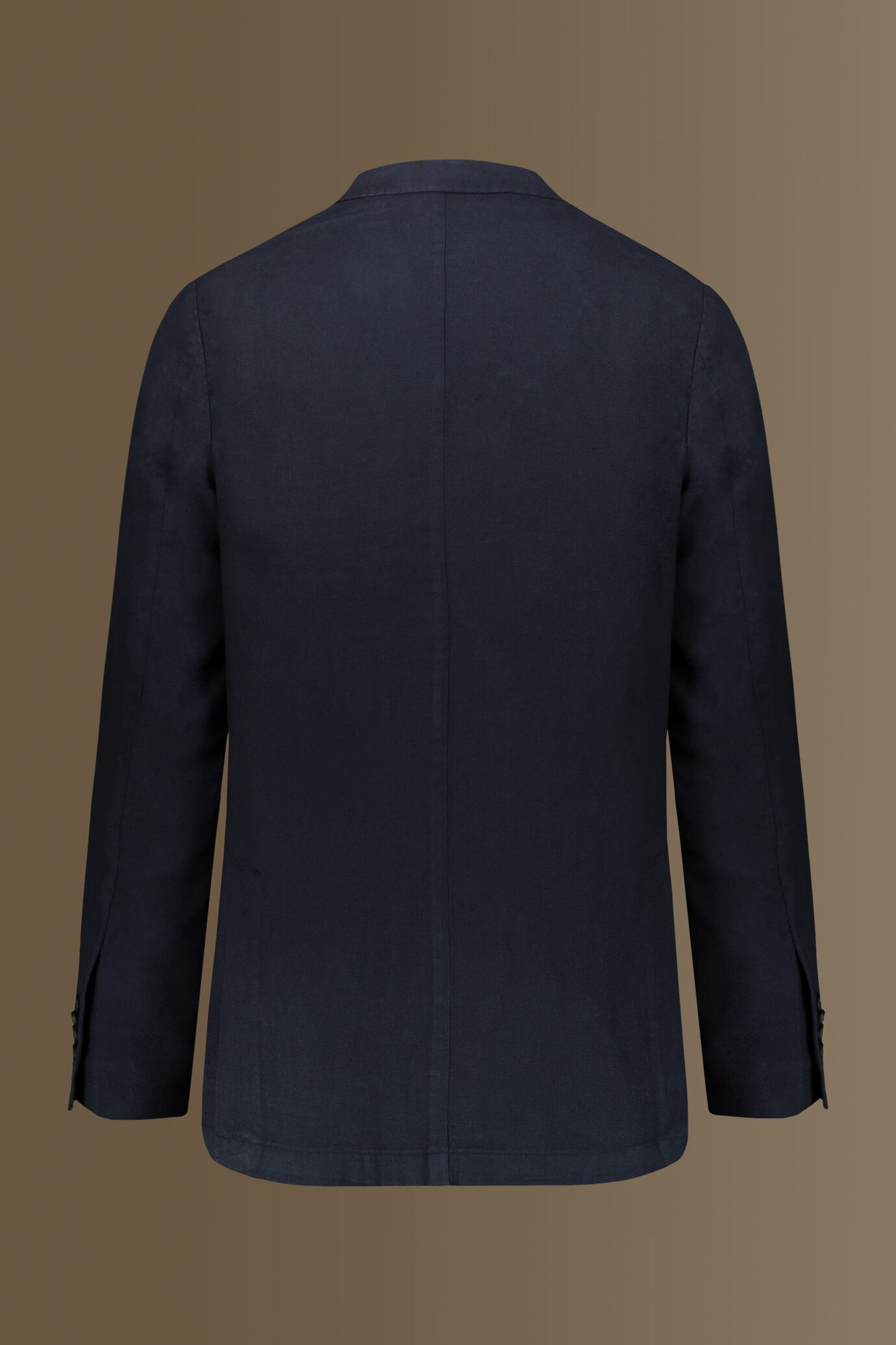 Single breasted jacket patch pocket cotton linen garmet dyed image number 7