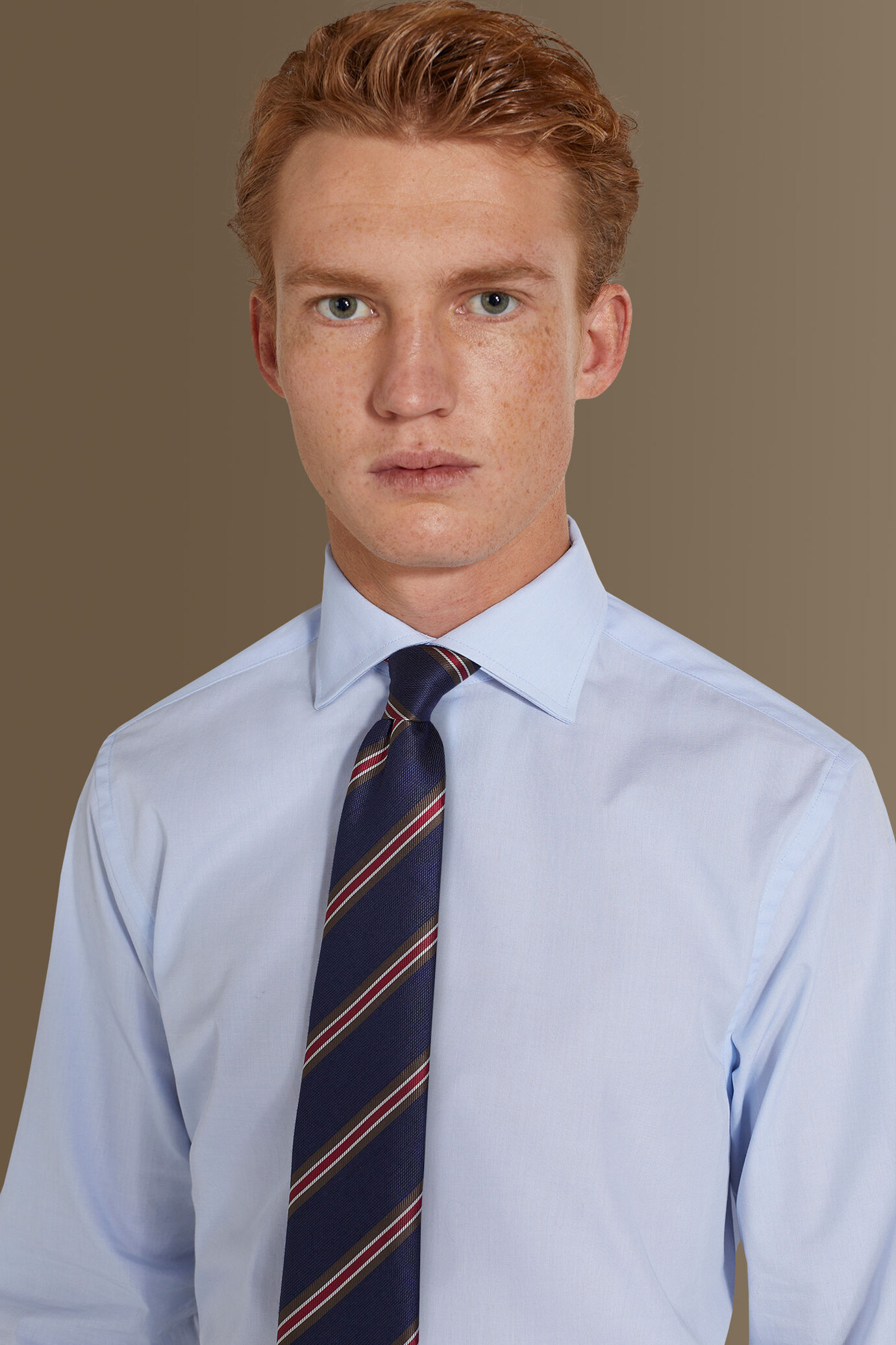 Camicia classica uomo collo francese filafil image number 1