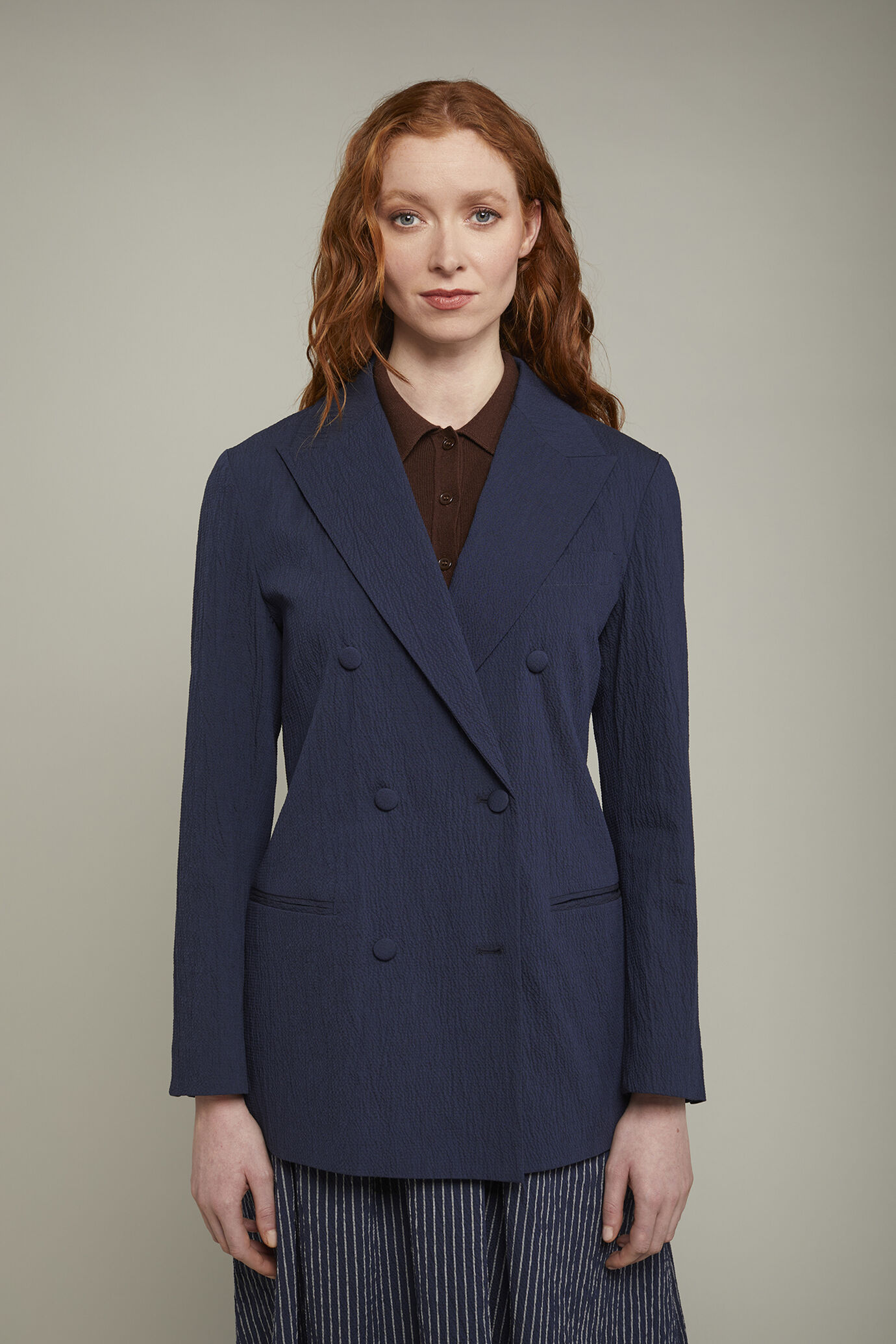 Women’s double-breasted blazer regular fit image number 2
