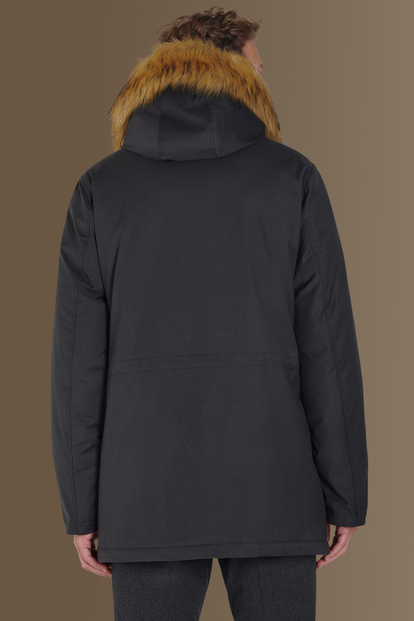 Giacca imbottita con pelliccia image number 3