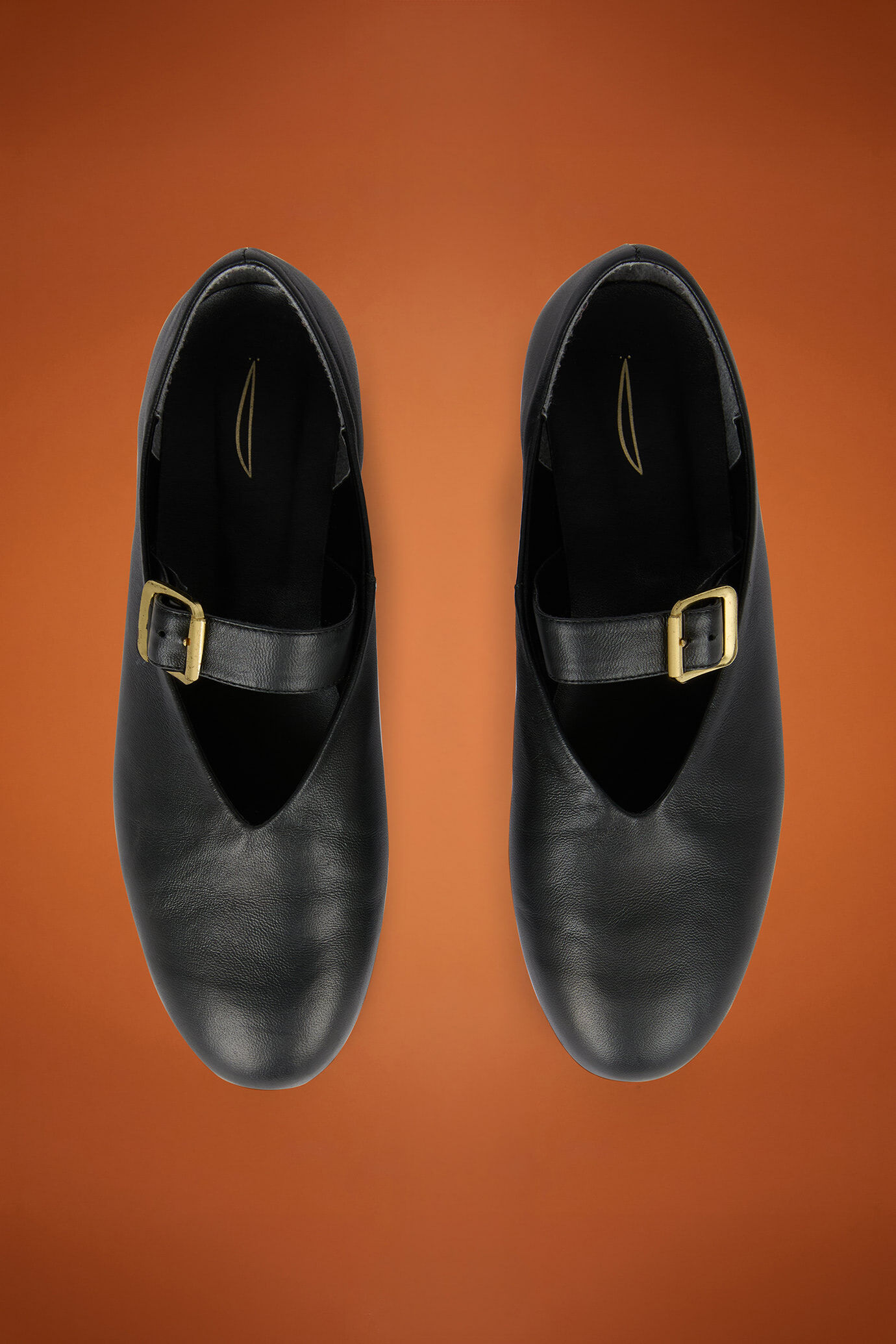 Ballerines pour femme, 100% cuir véritable avec semelle en caoutchouc image number 3