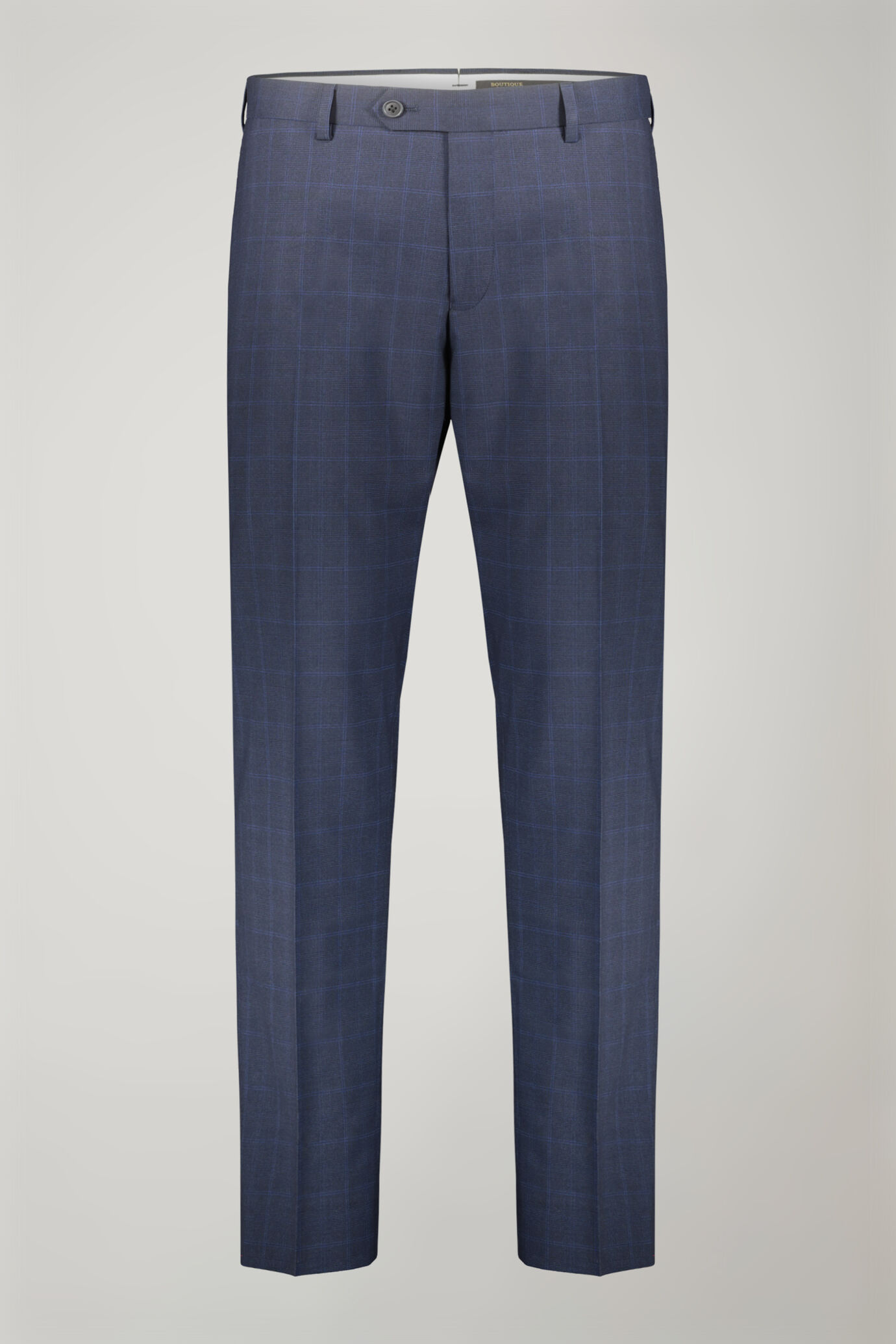 Men's single-breasted suit Prince of Wales stretch fabric image number 6