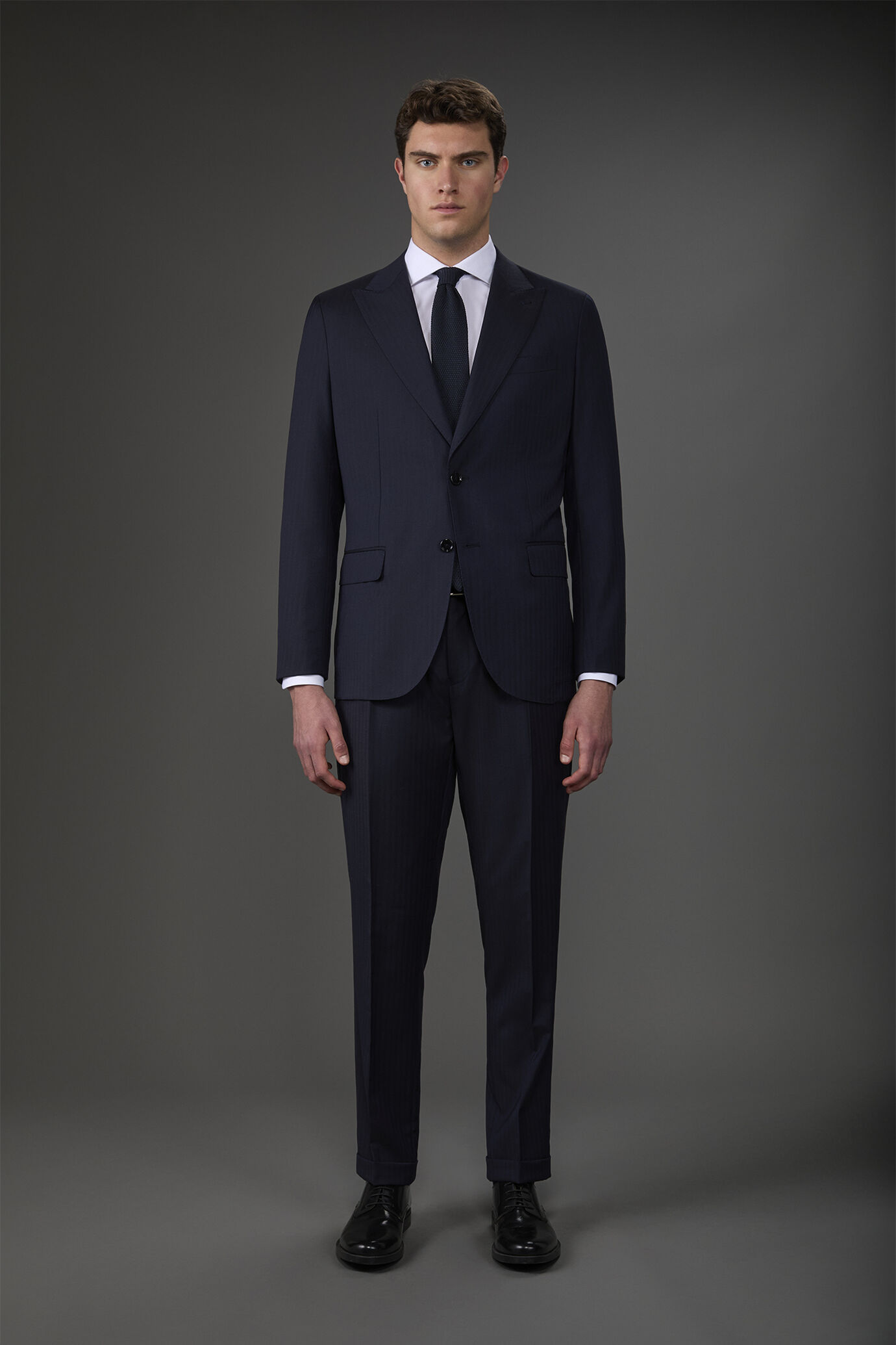 Men's french collar classic shirt image number 2