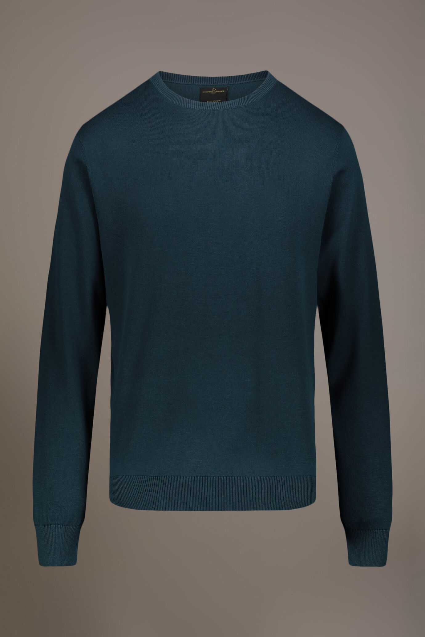 Round neck sweater 100% cotton image number 4