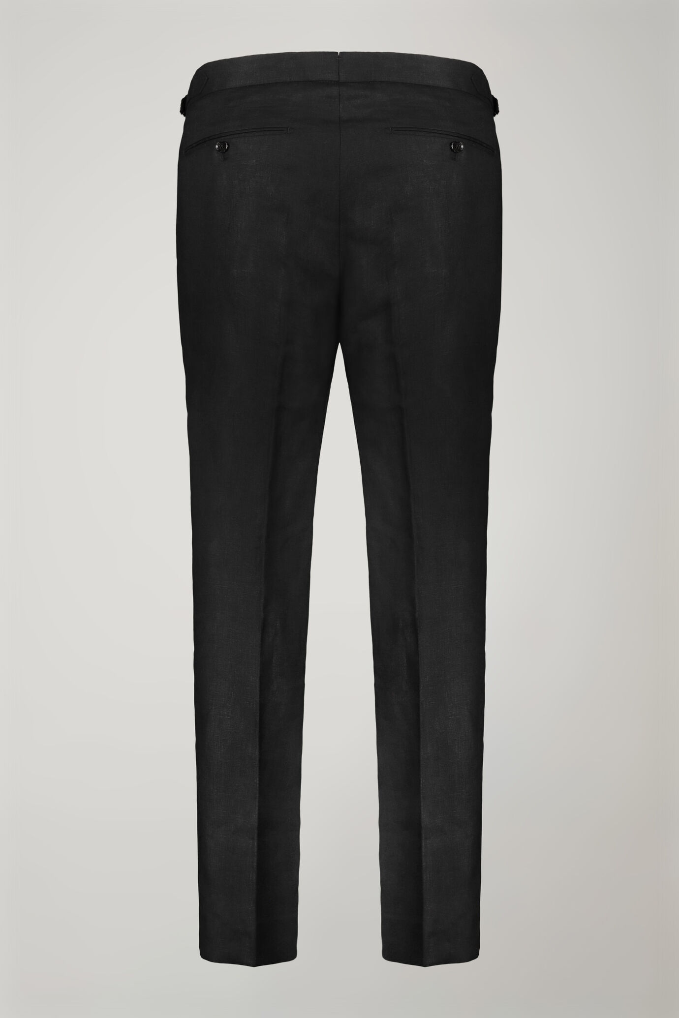 Men's double-breasted 100% linen regular fit suit image number 7