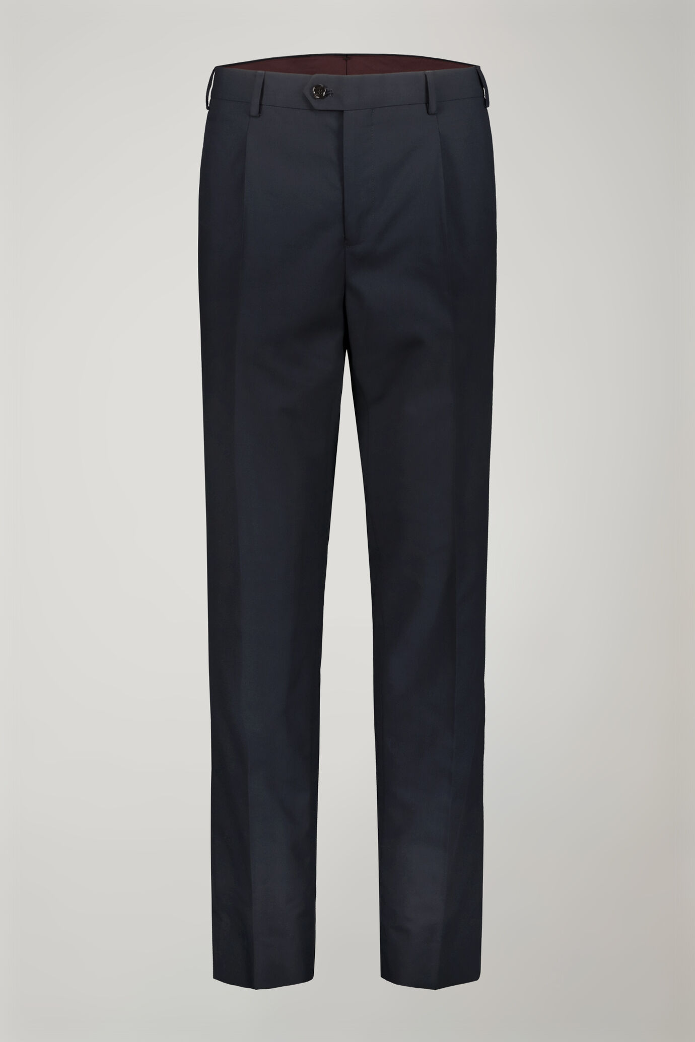 Men's single-breasted suit with peaked lapels regular fit fabric image number 6