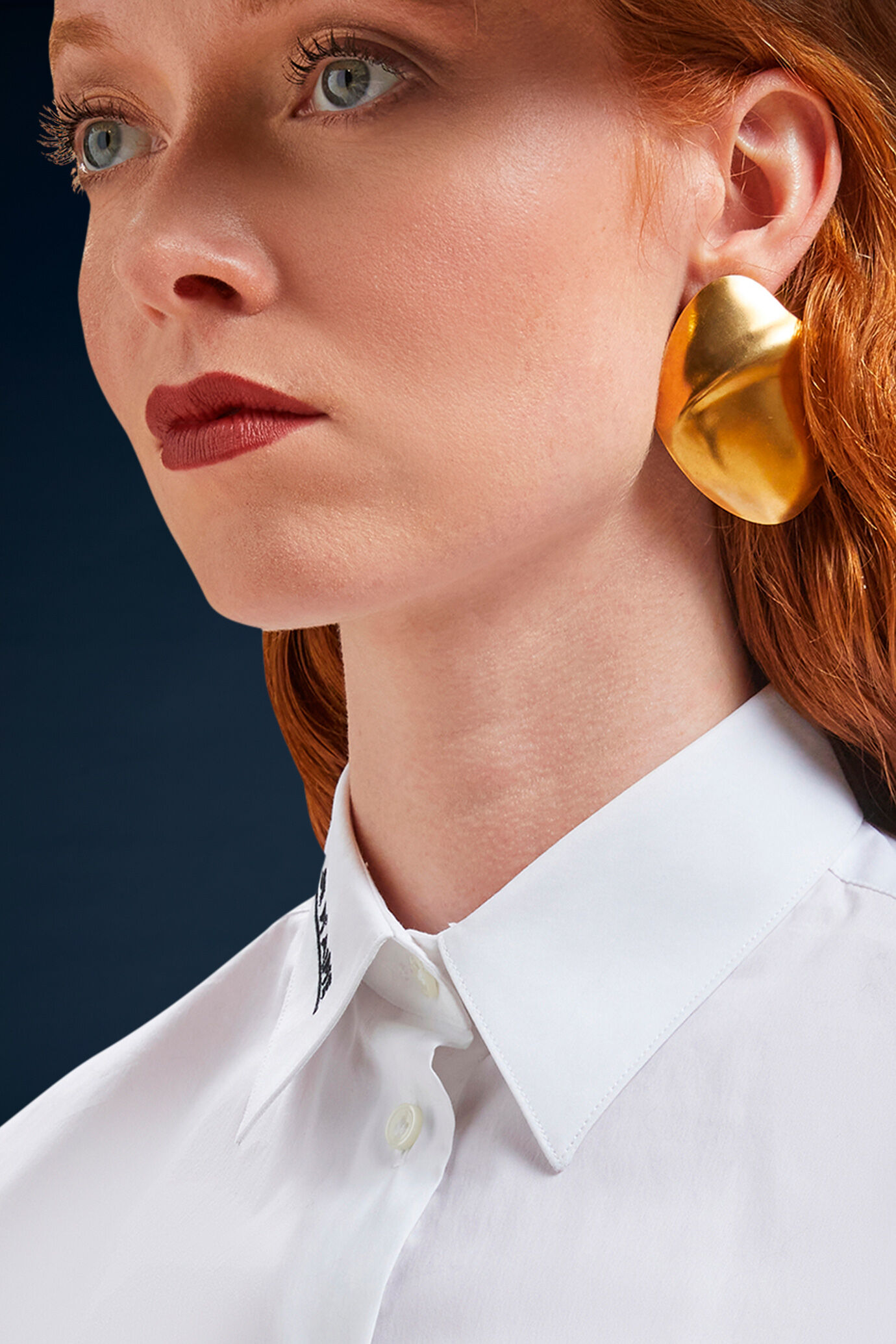 Boucles d'oreilles femme, forme goutte