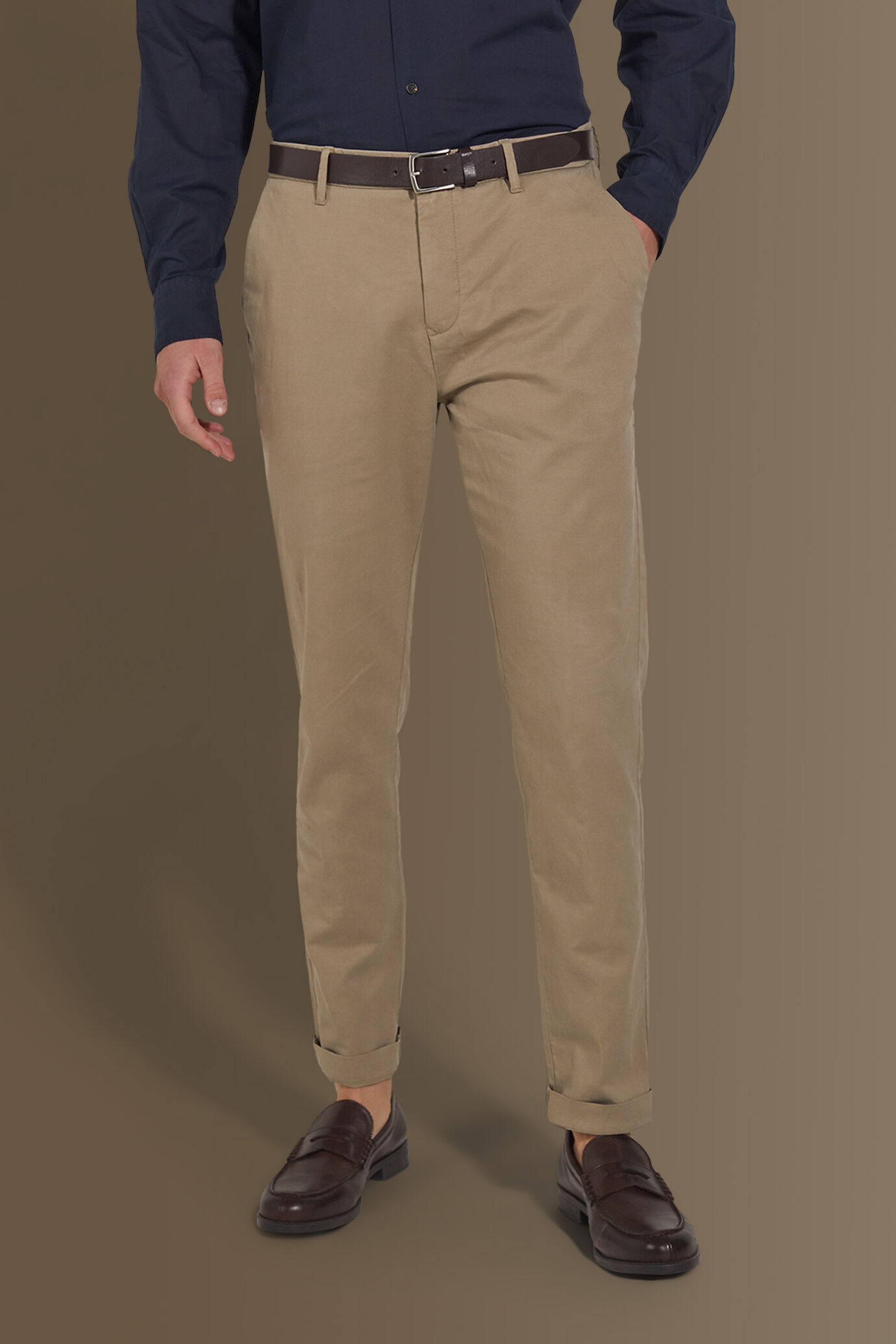 Chino twill stretch construction image number 0
