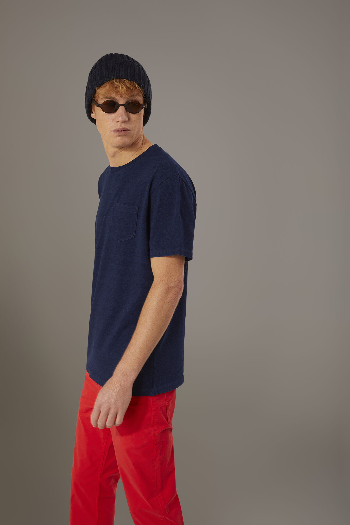 T-shirt girocollo 100% cotone piquet image number 0