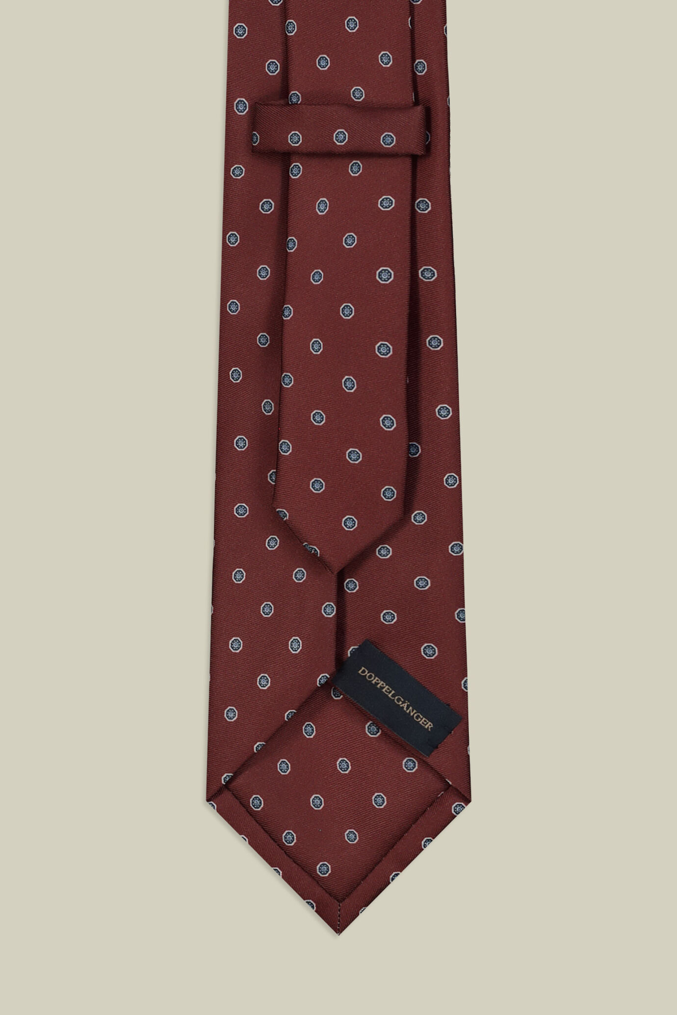 Cravate pour homme &agrave; pois g&eacute;om&eacute;triques image number 2