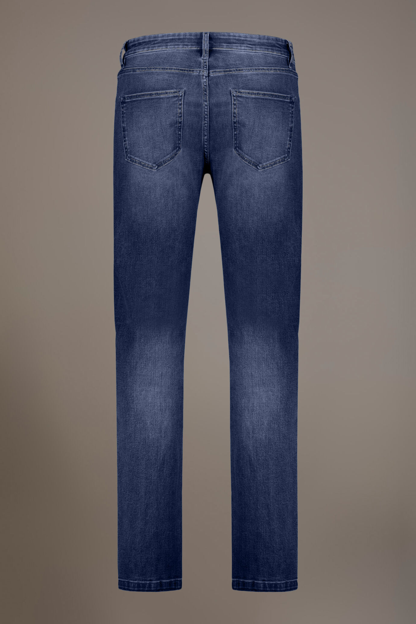 Jeans 5 pockets regular fit denim fabric image number 6