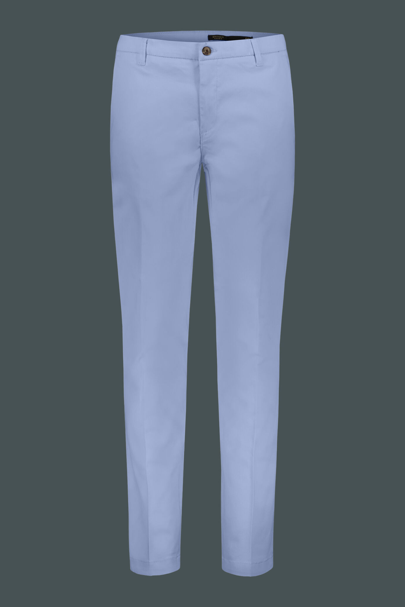 Pantaloni uomo chino twill cotone stretch tinta unita image number 0