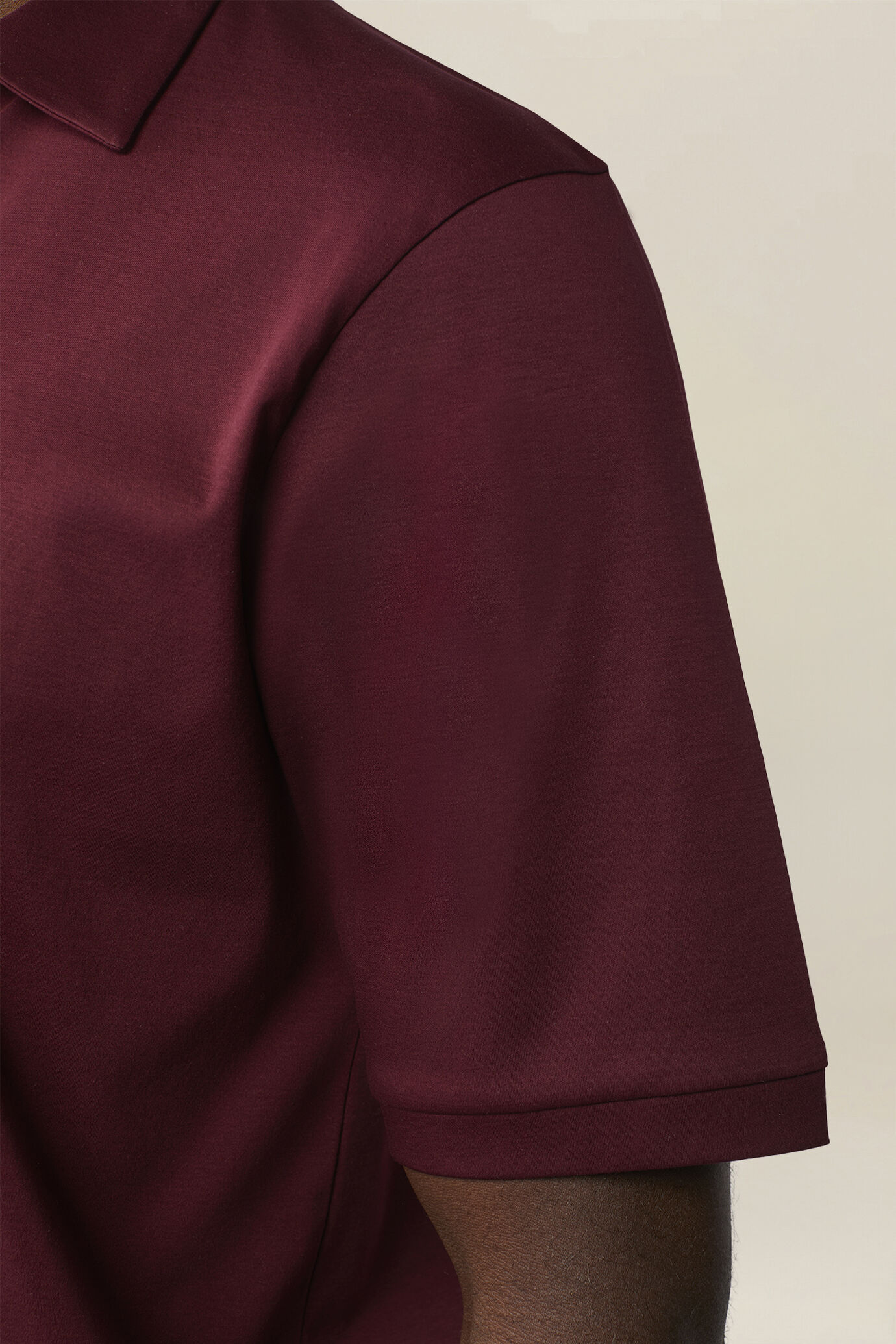 Men's polo shirt with Derby collar in 100% cotton, regular fit image number 3