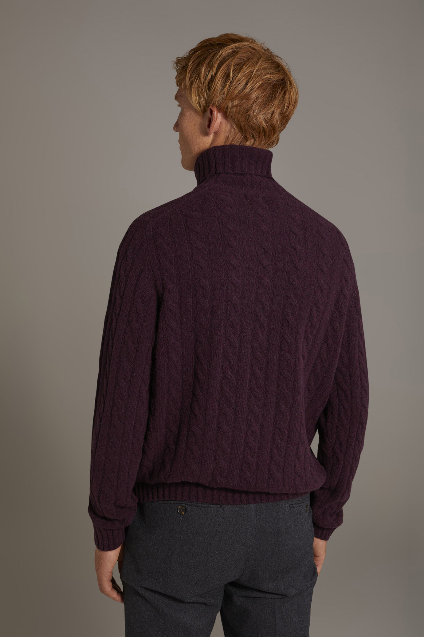 Turtleneck lambswool blend sweater image number 3