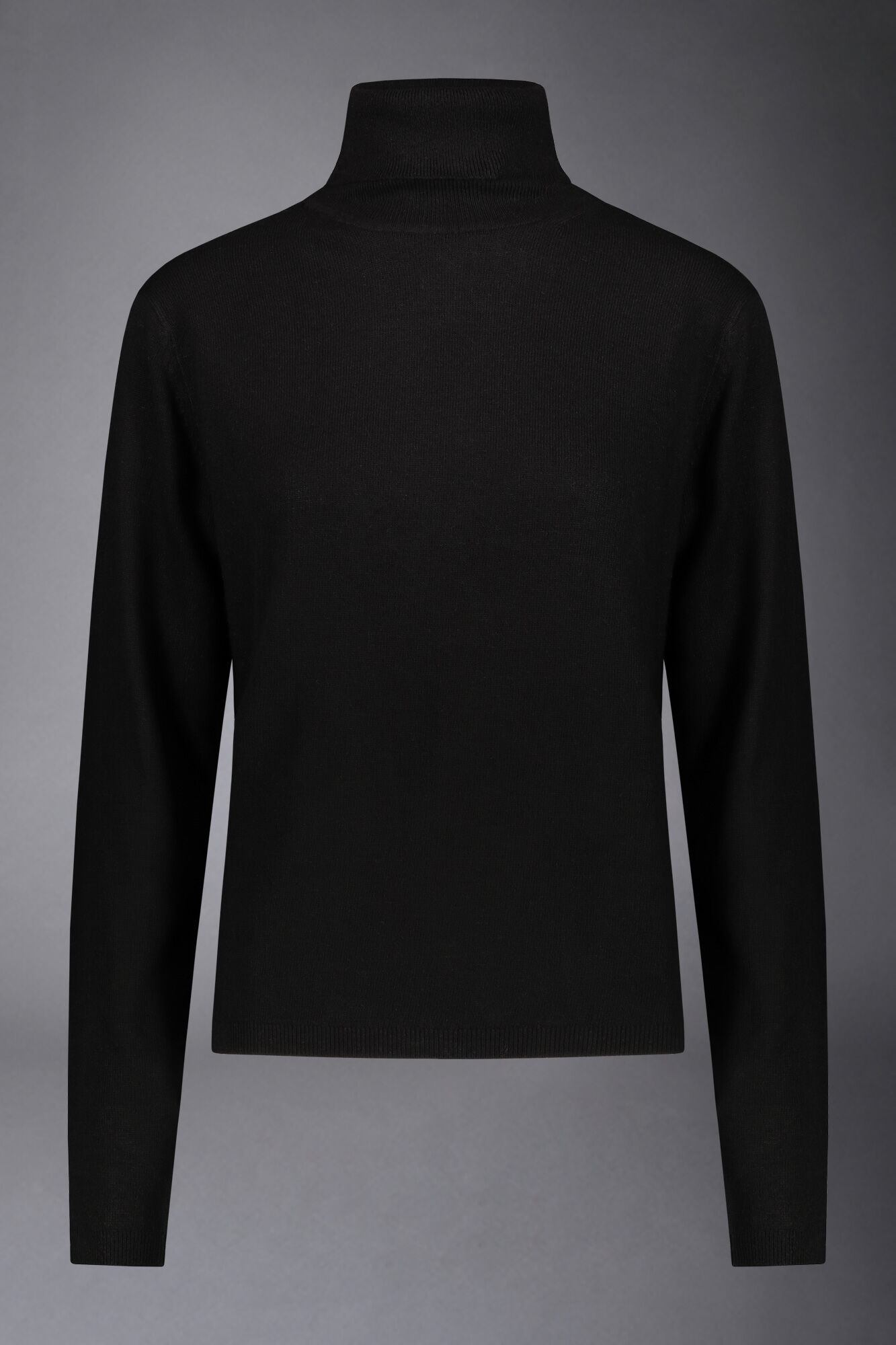 Maglia donna dolcevita misto lana e cachemire