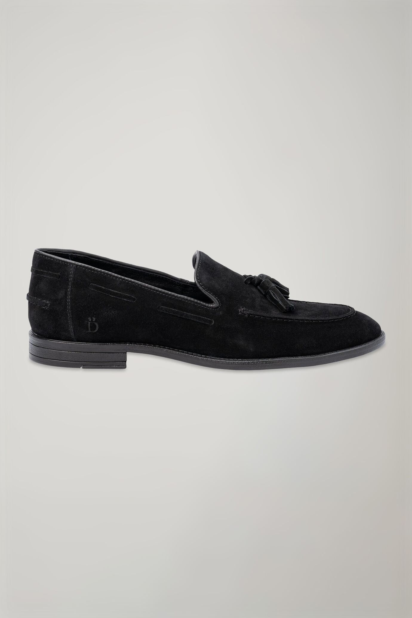 Mocassino uomo in vera pelle scamosciata image number 2