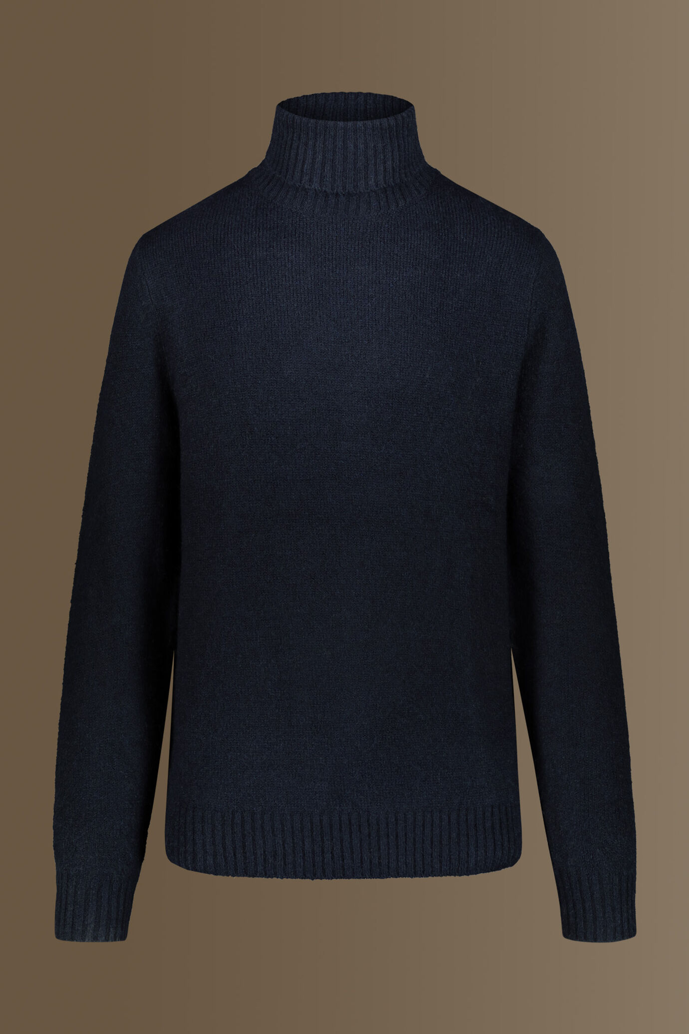 Maglia collo alto mano shetland image number 3