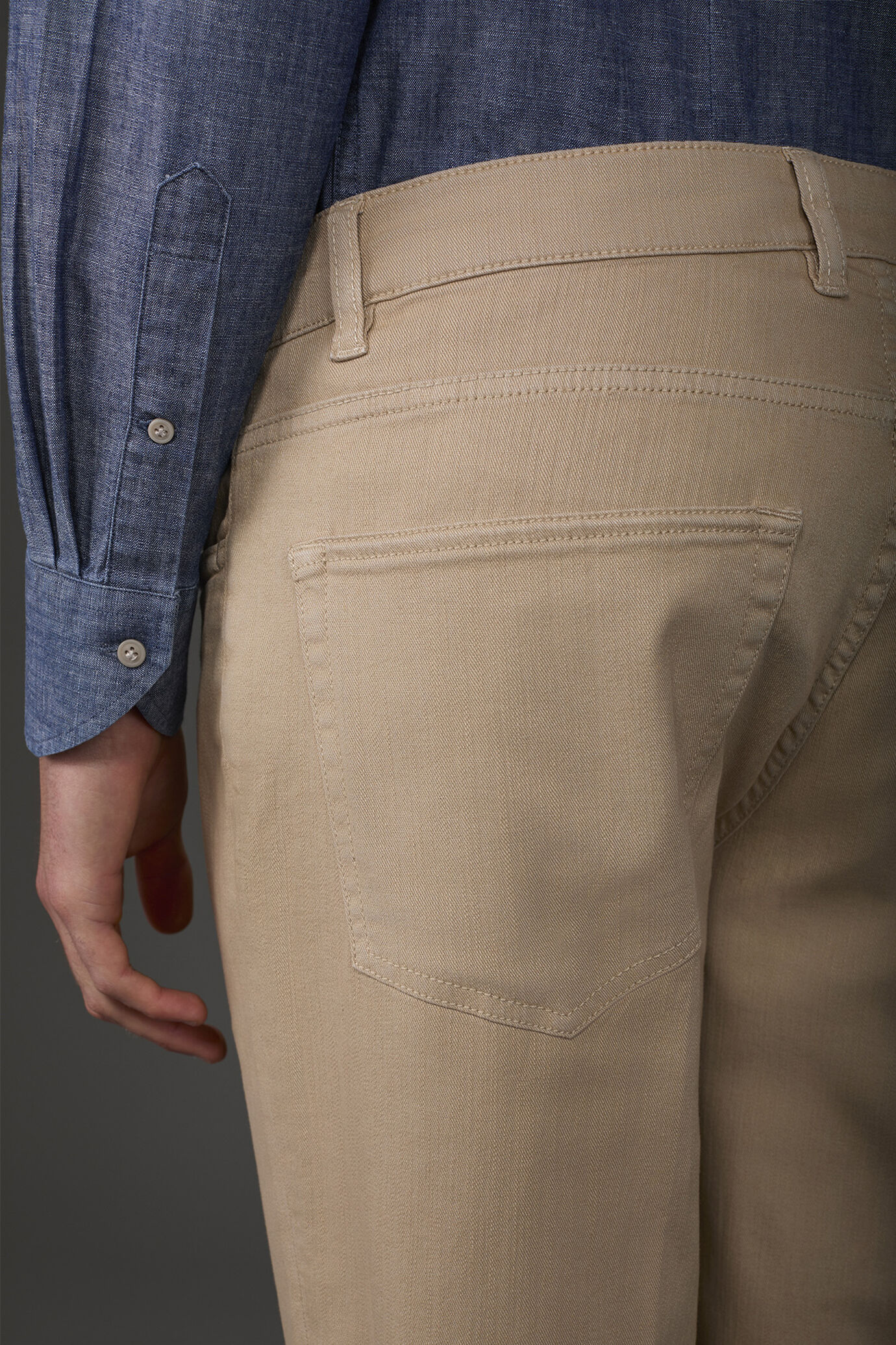 5-Pocket-Hose für Herren aus Twill image number 3