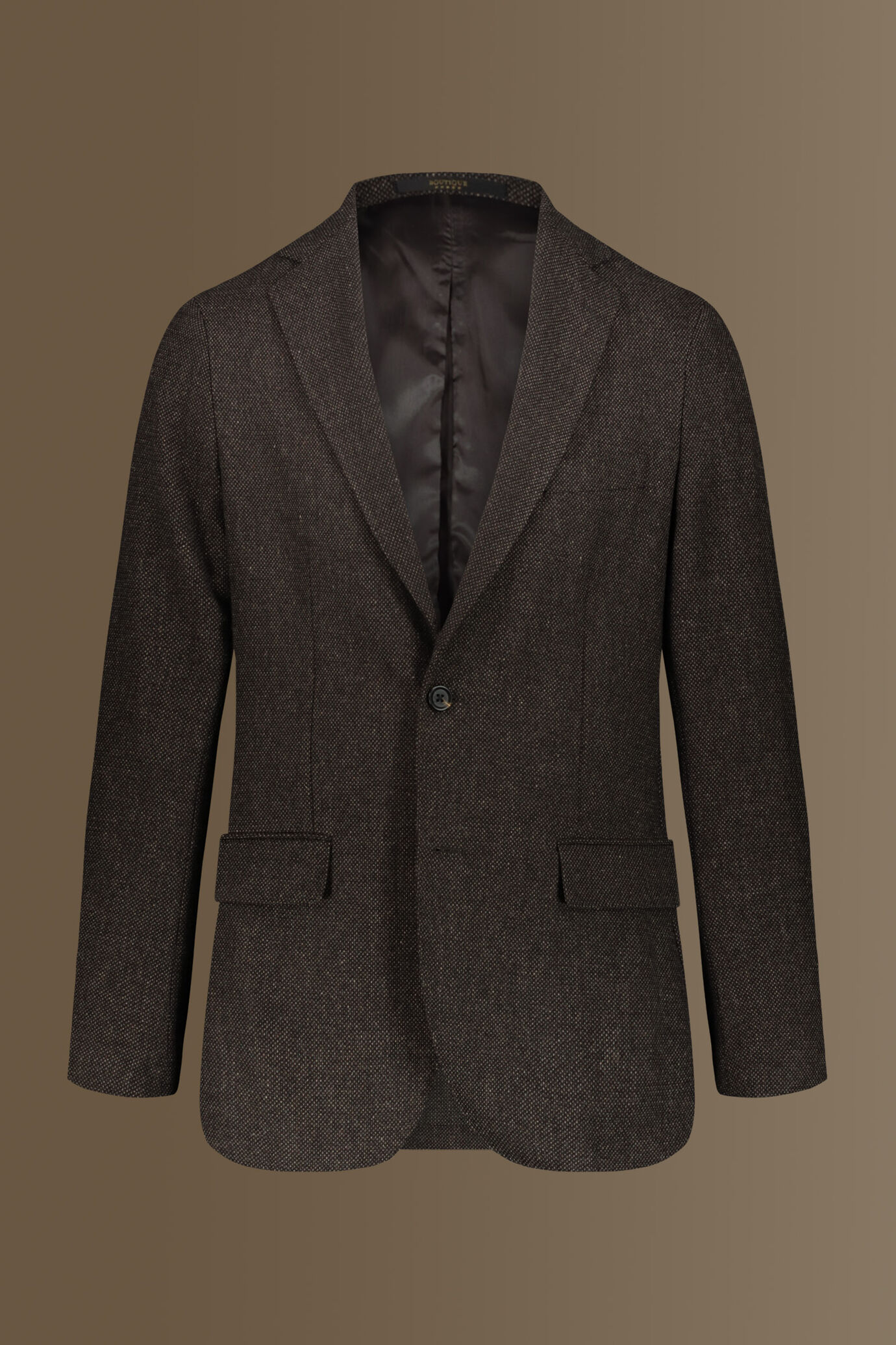 Giacca monopetto tessuto occhio di pernice image number 5