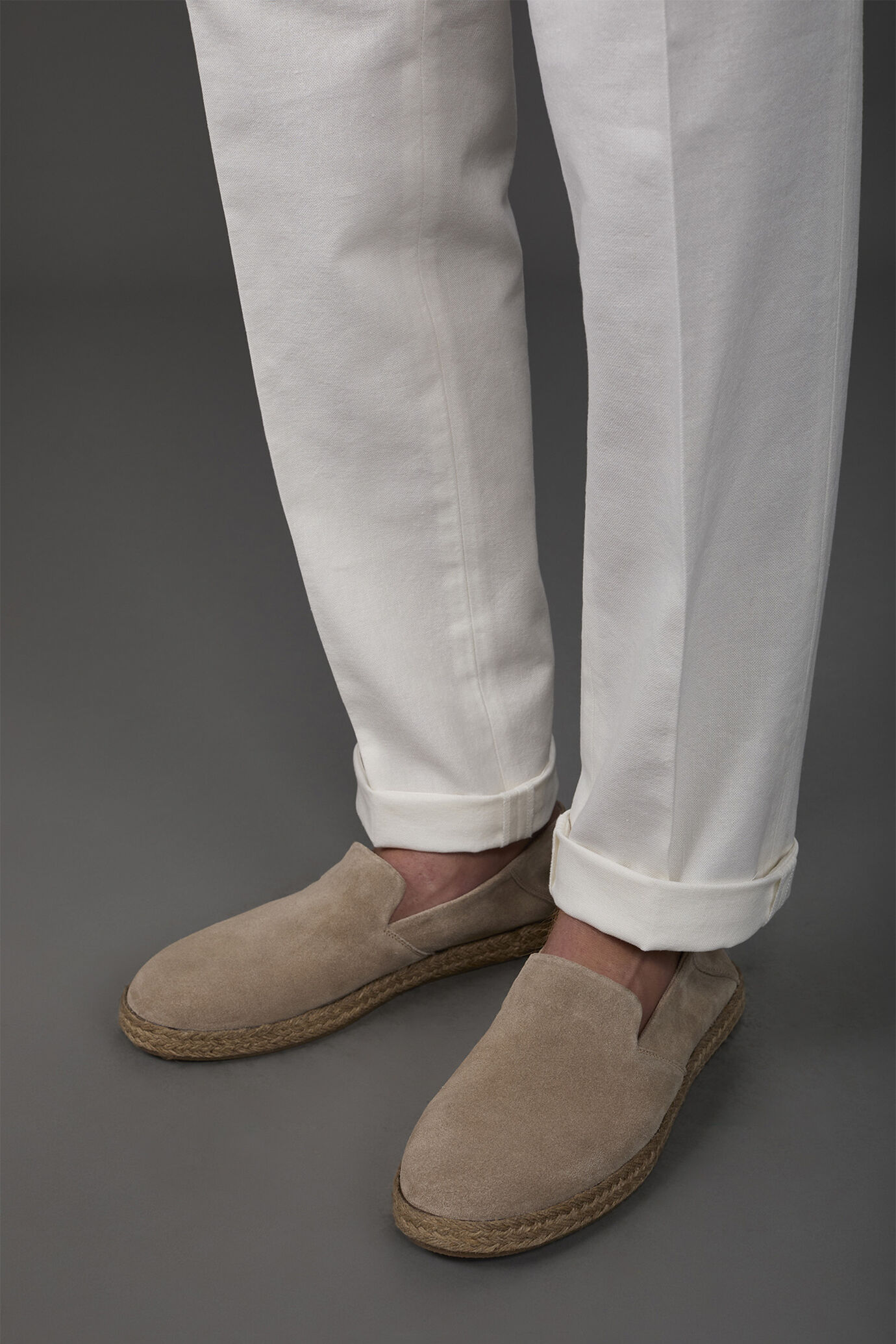 Herren-Espadrilles aus 100 % echtem Wildleder image number 0