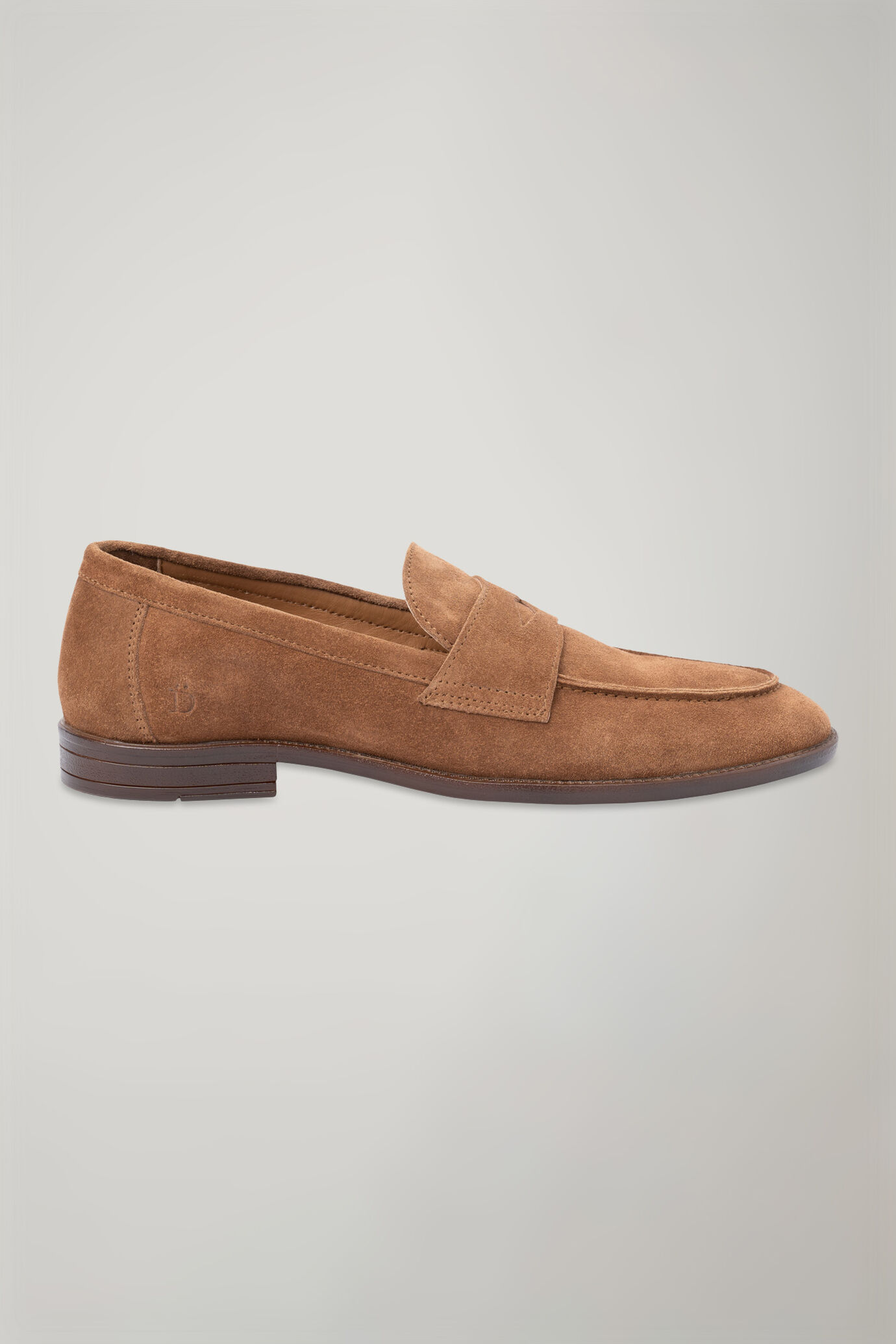 Mocassino uomo in vera pelle scamosciata image number 2