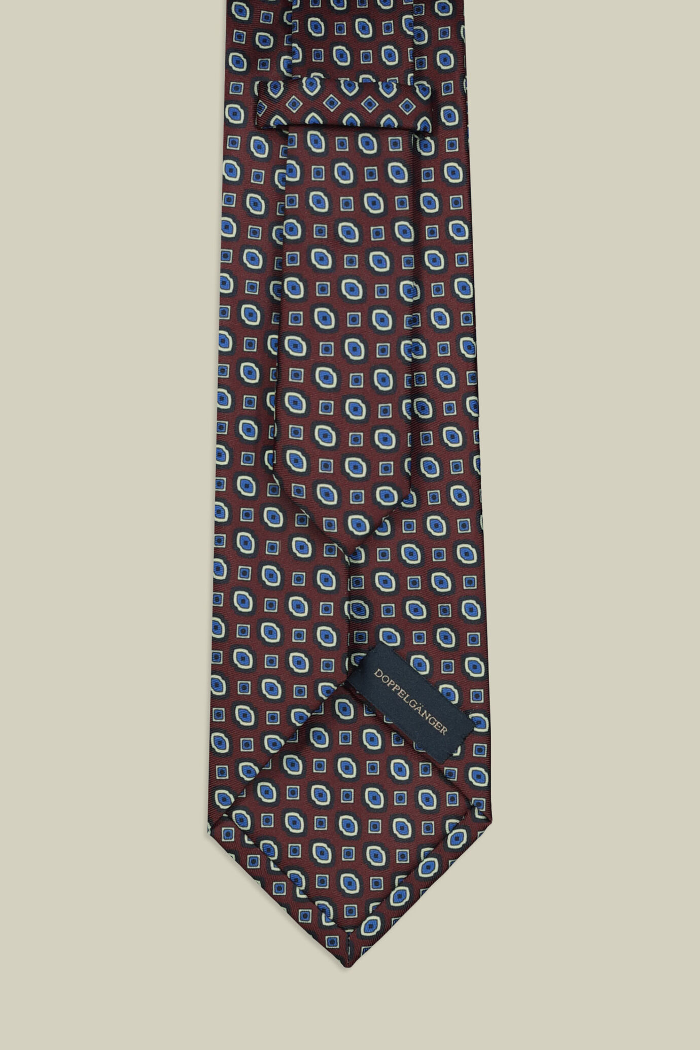 Men's tie with geometric pattern image number 2