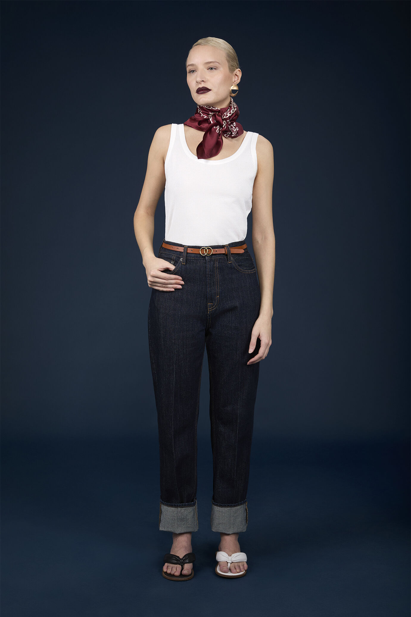 Women's ribbed tank top image number 0