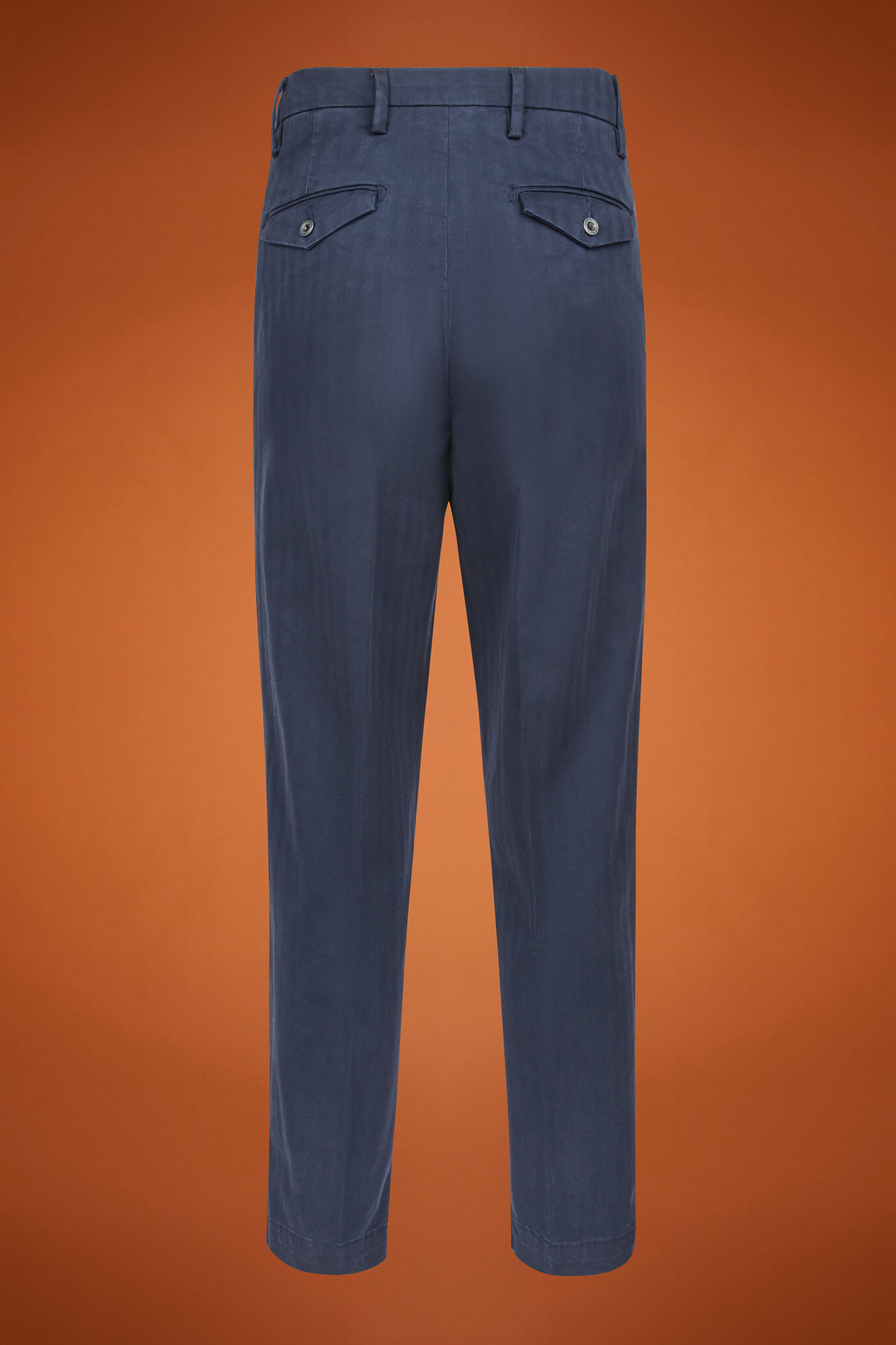 Pantalone uomo classico costruzione spina di pesce elasticizzato regular fit image number 5