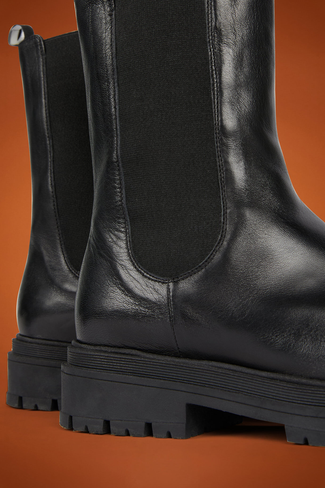 Chelsea Boots für Damen aus 100 % Echtleder mit Gummisohle image number 3