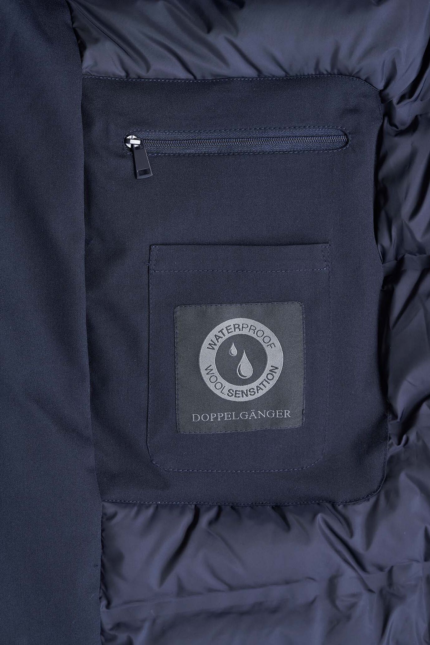 Coated padded tech trench image number 4