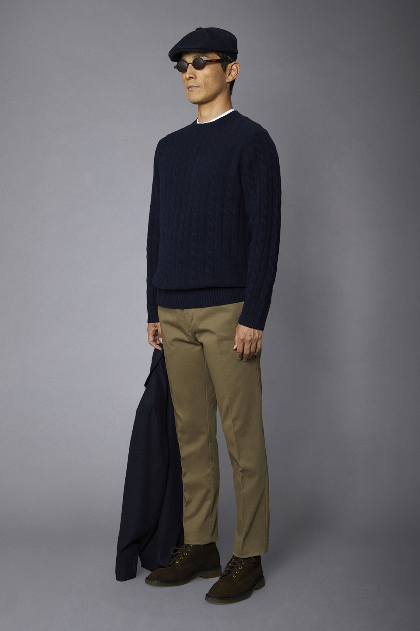 Pantalone chino uomo costruzione armaturata regular fit image number 1