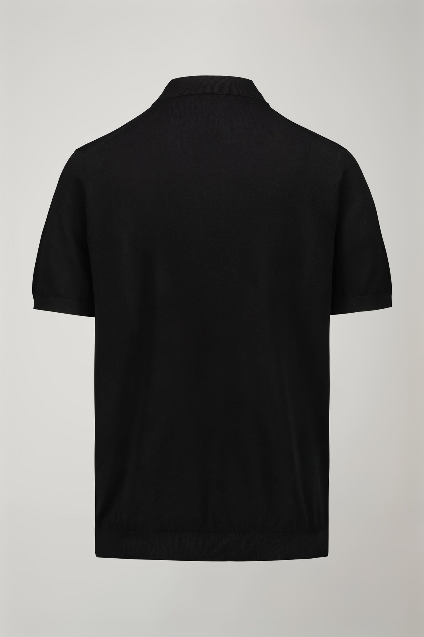 Polo in maglia uomo collo derby 100% cotone con manica corta regular fit image number 5