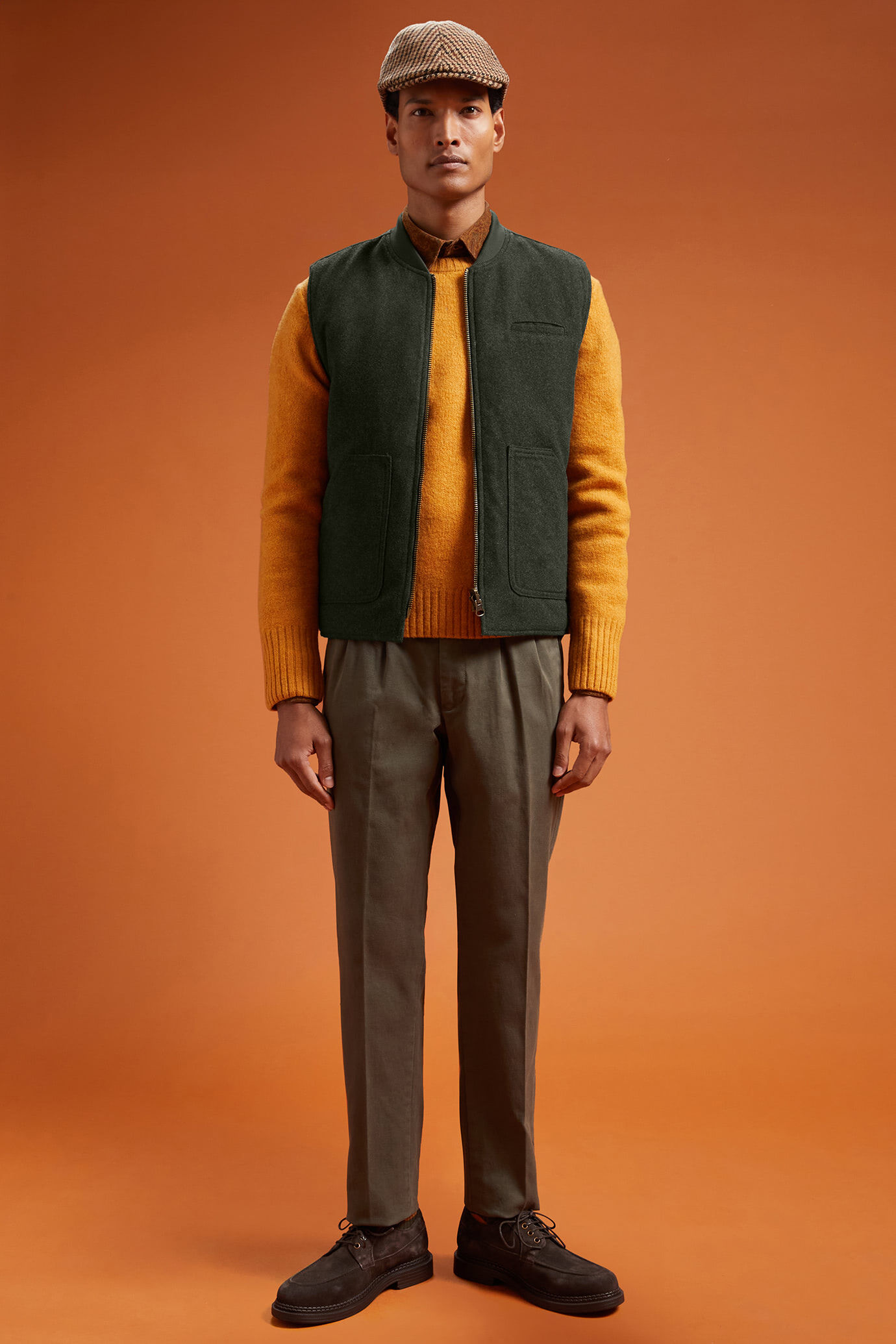 Gilet uomo imbottito reversibile regular fit image number 1