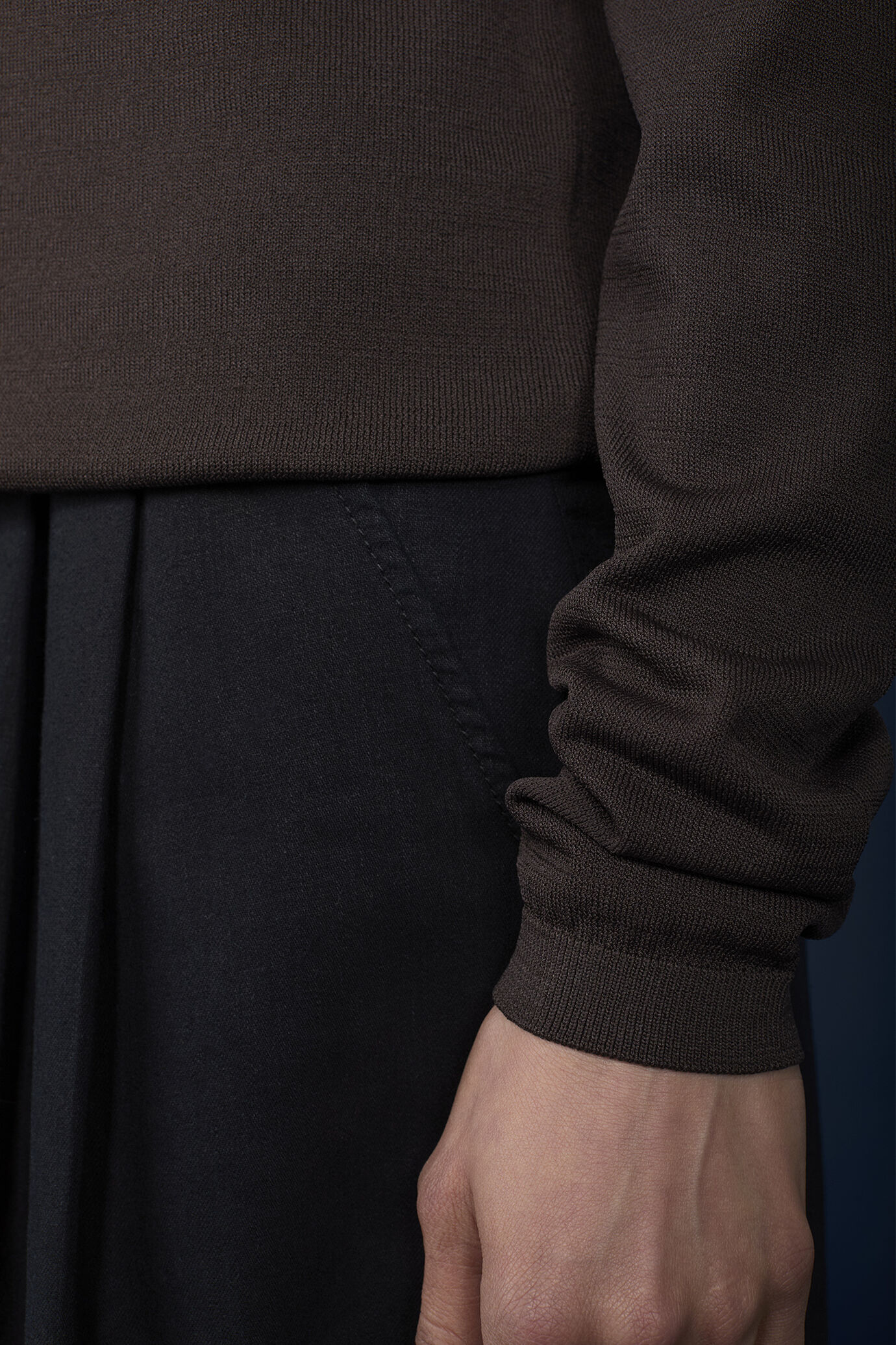 Damen-Strickjacke mit Rundhalsausschnitt image number 3
