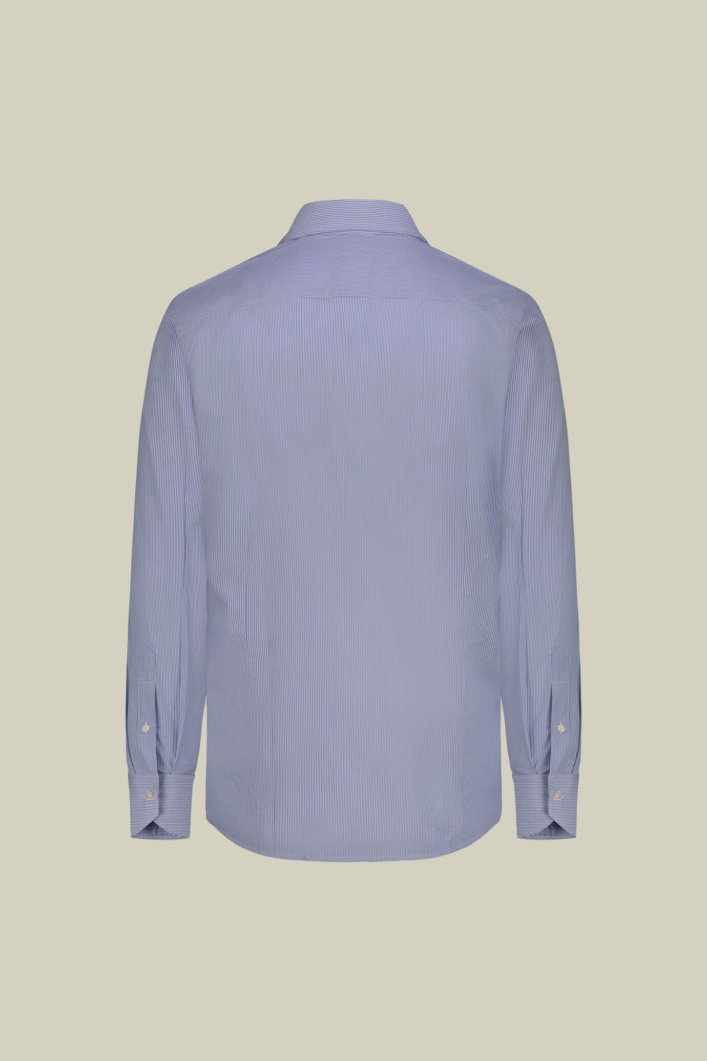 Chemises pour homme 100% coton &agrave; rayures coupe classique image number 5