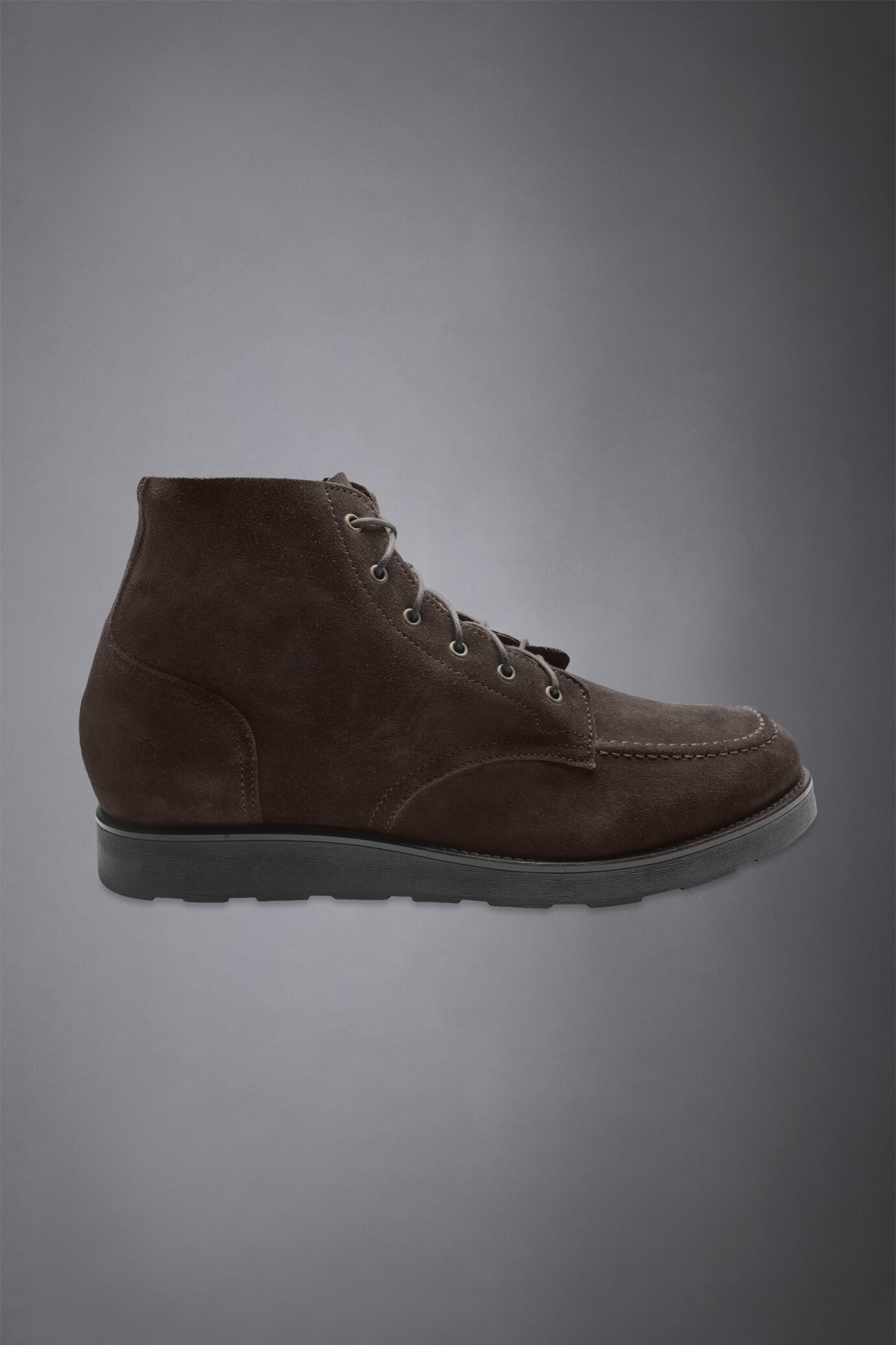 Stivaletti uomo 100% pelle scamosciata con suola in gomma image number 1