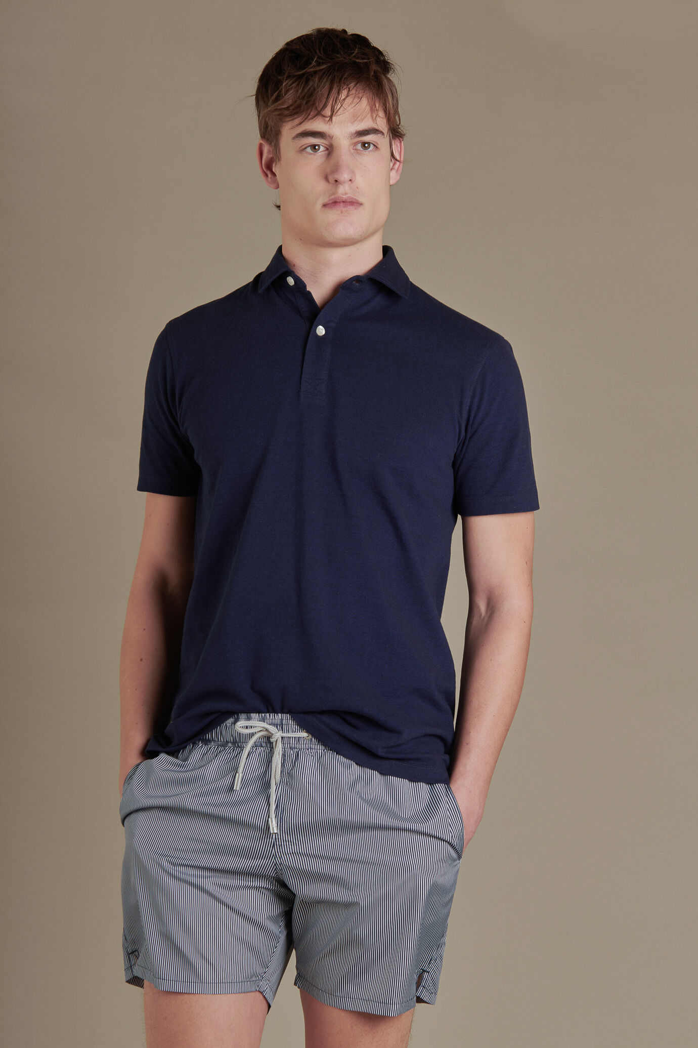 Costume da bagno stampa a righe image number 0