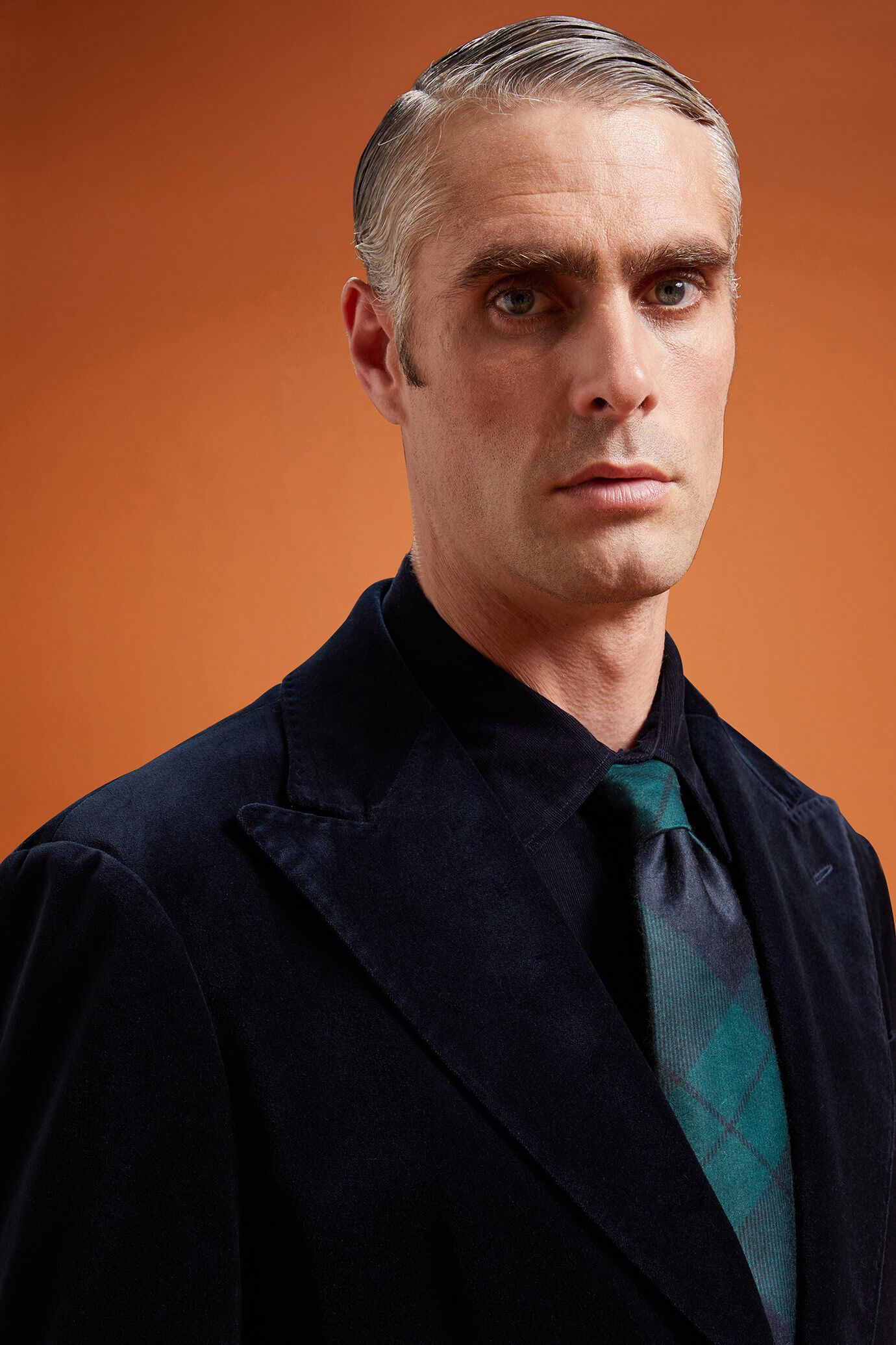 Cravatta uomo fantasia tartan image number 1