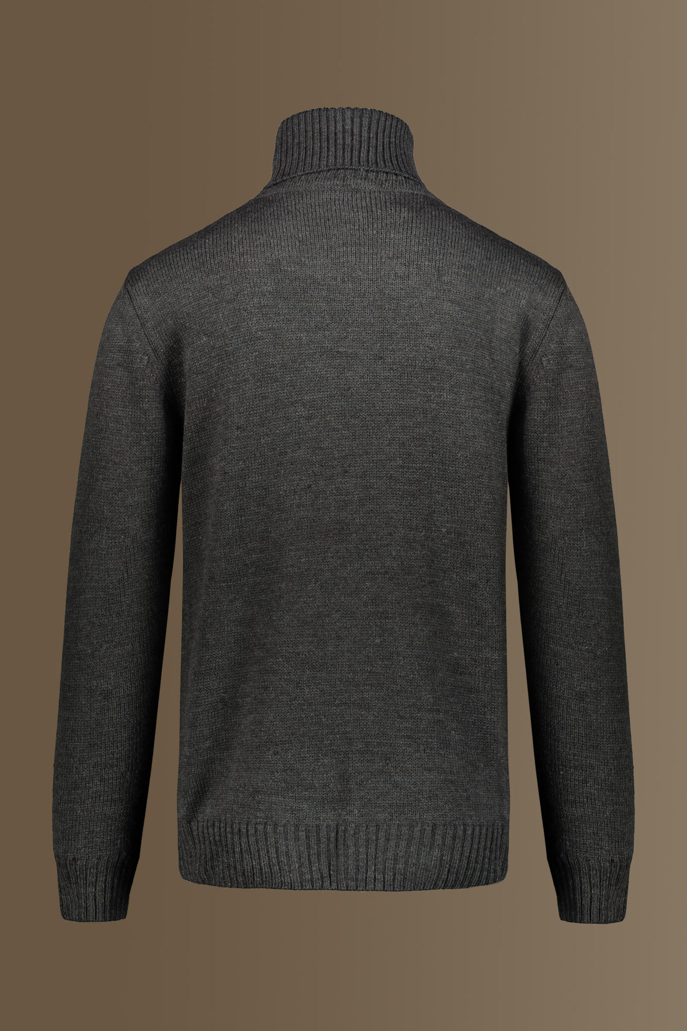 Maglia collo alto misto lana image number 1