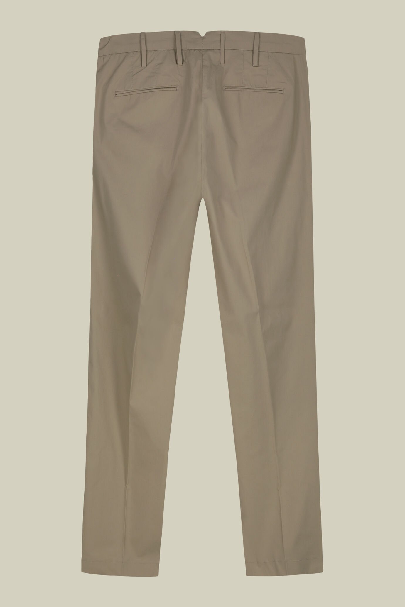 Men's trousers with two small pleats and concealed button image number 5