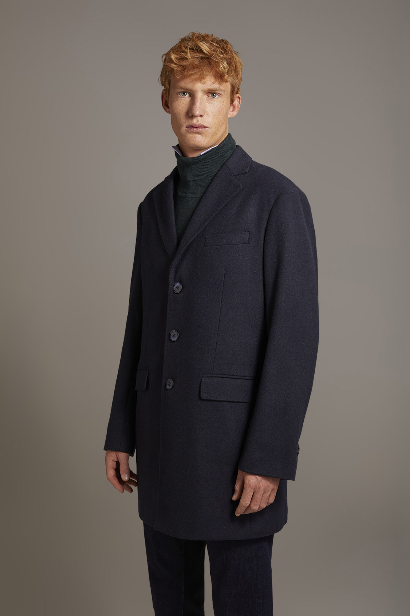 Cappotto classico monopetto misto lana image number 2