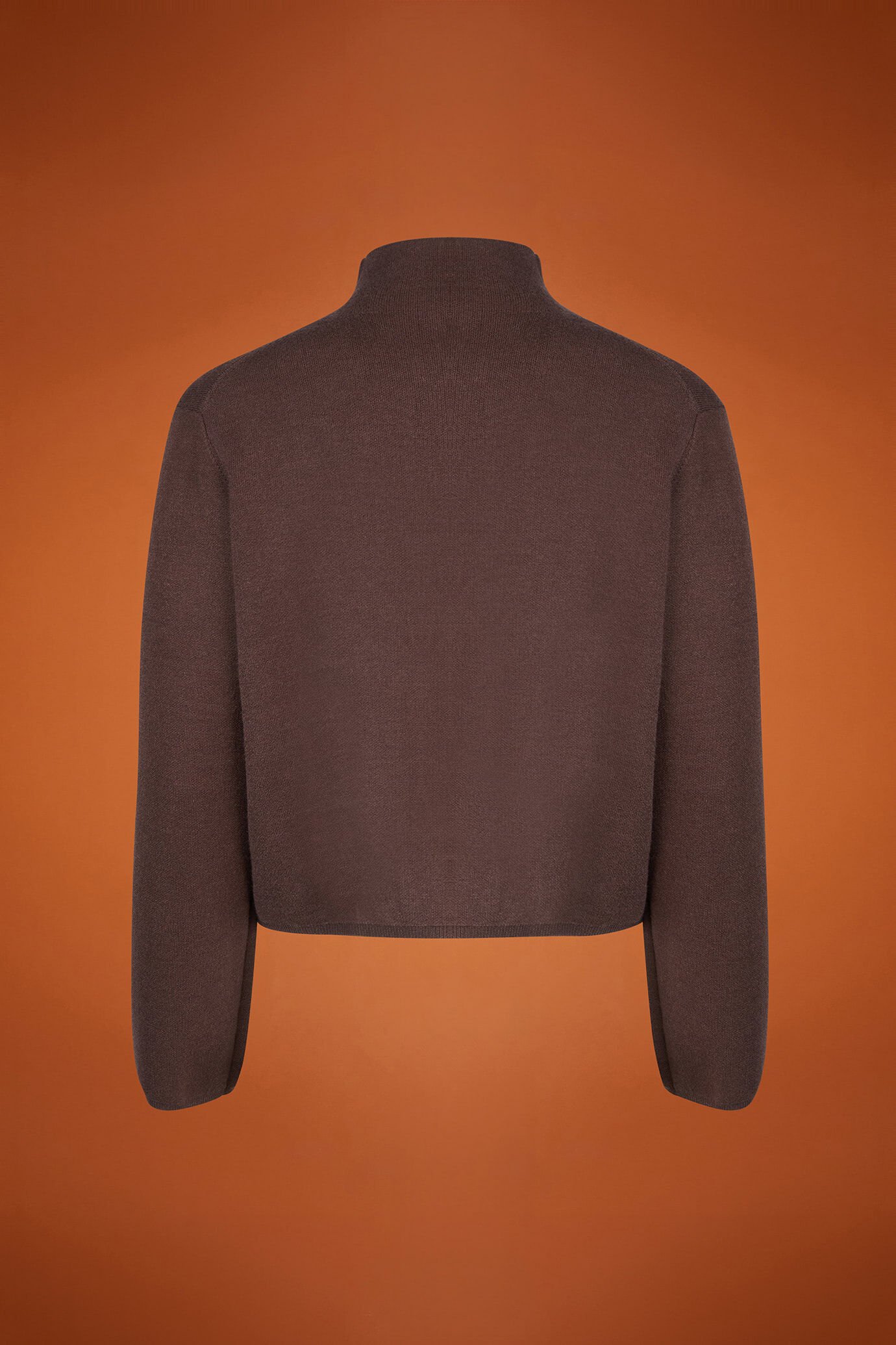 Women's long-sleeved mock polo neck jumper in a regular fit image number 5