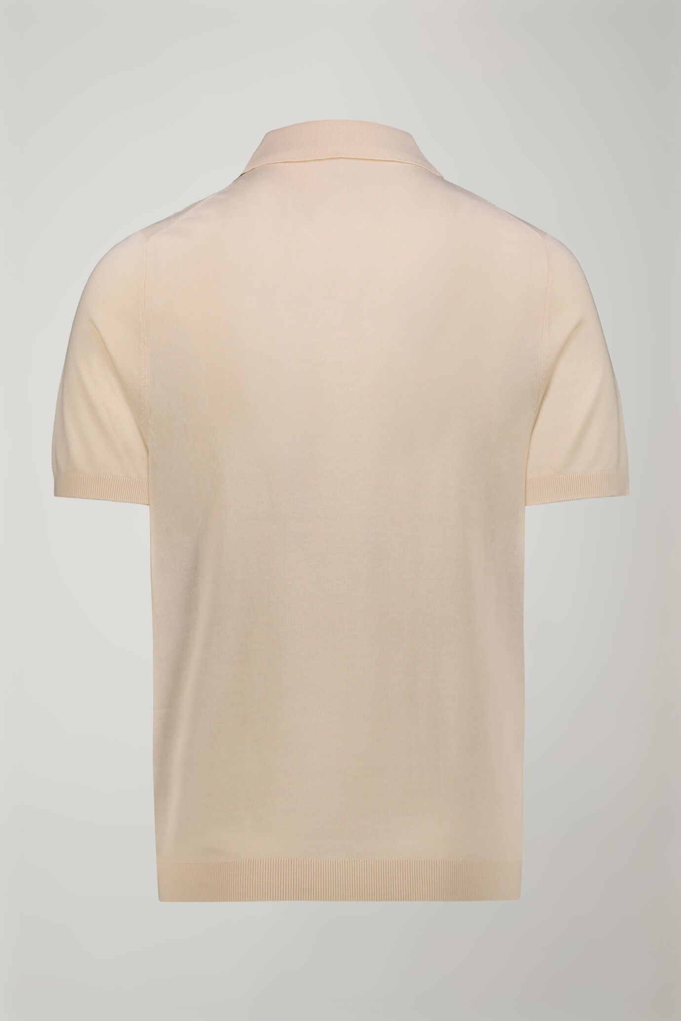 Polo homme en maille 100&nbsp;% coton &agrave; manches courtes coupe r&eacute;guli&egrave;re image number 5