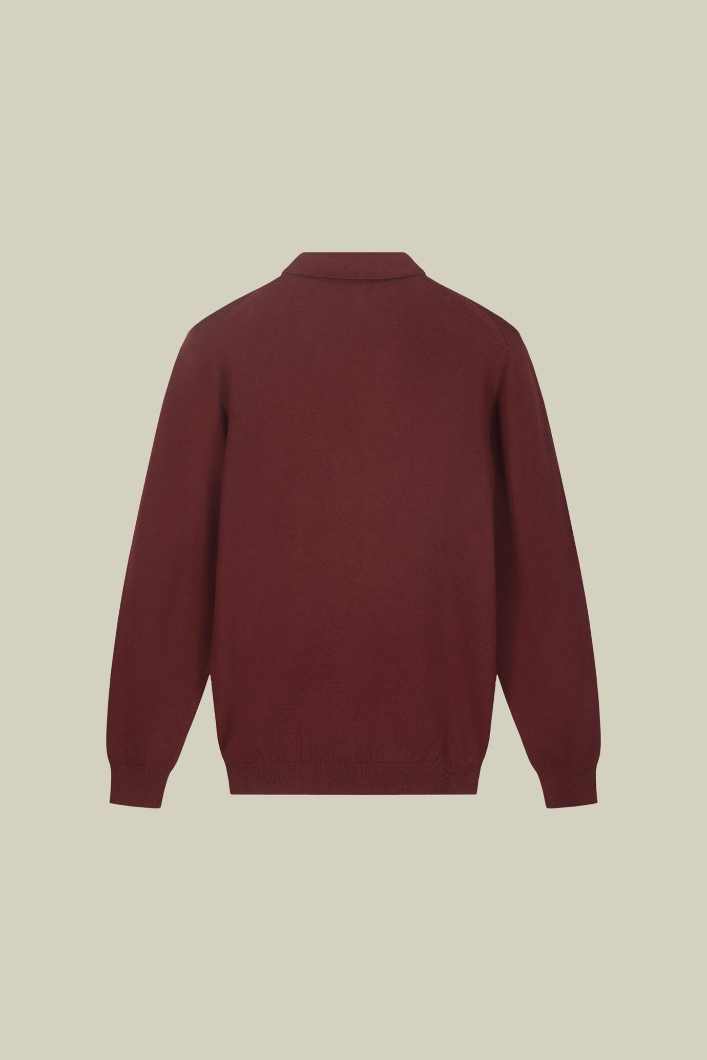 Polo uomo in maglia misto lana e cotone regular fit image number 5