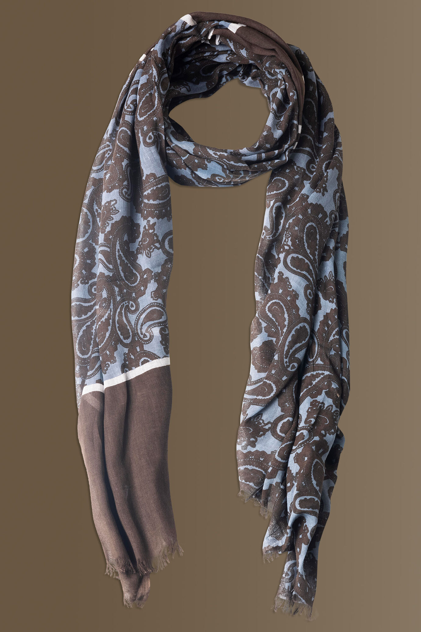 Shawl fancy design cotton fabric image number 0