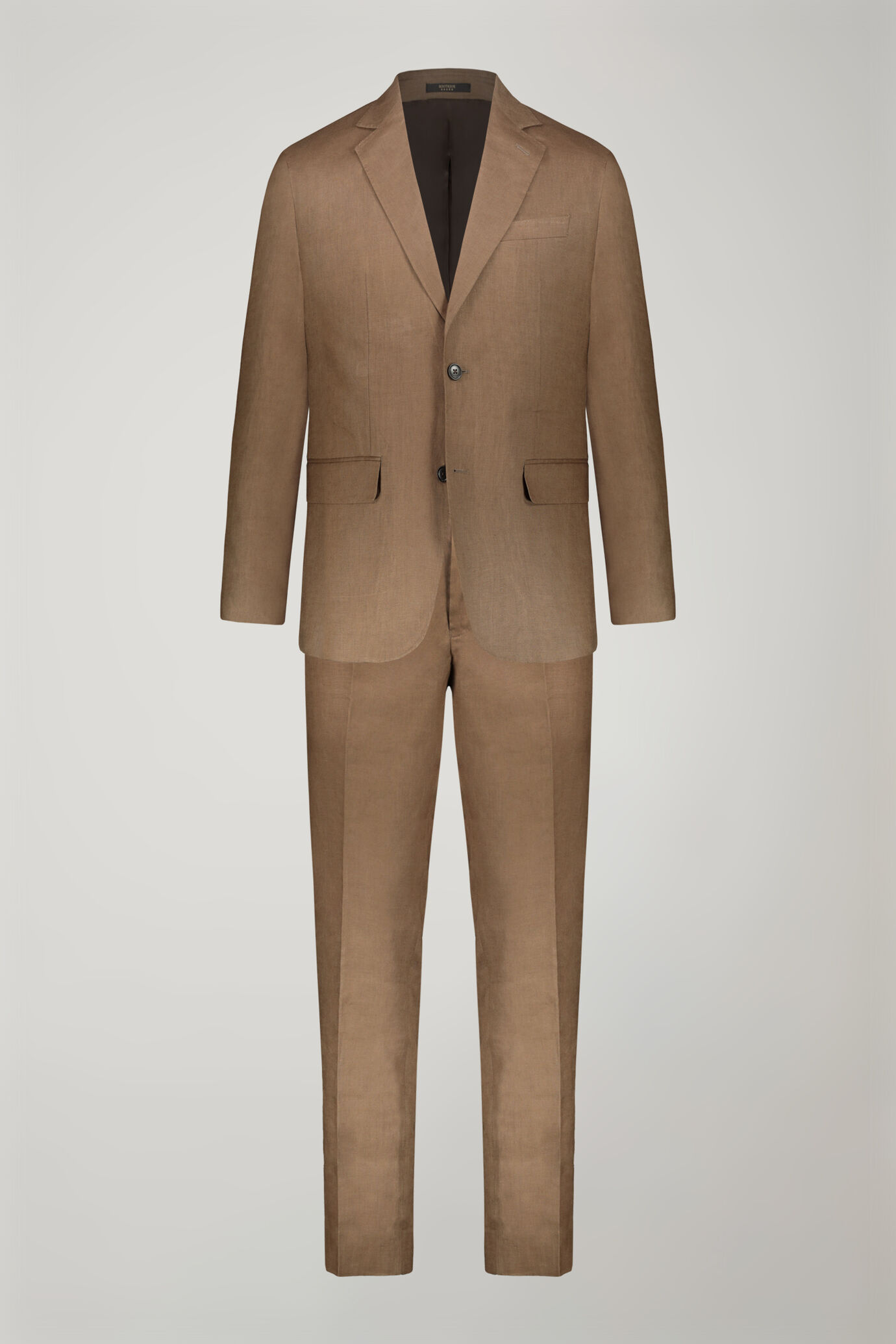 Costume droite 100% lin fit régulier uni image number 4